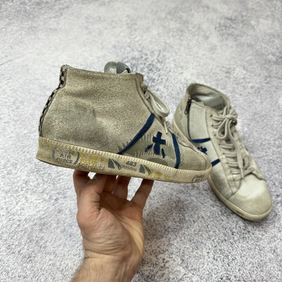 Designer × Premiata Premiata high top sneakers 40 41 26cm Size US 7.5 / EU 40-41 - 4 Thumbnail