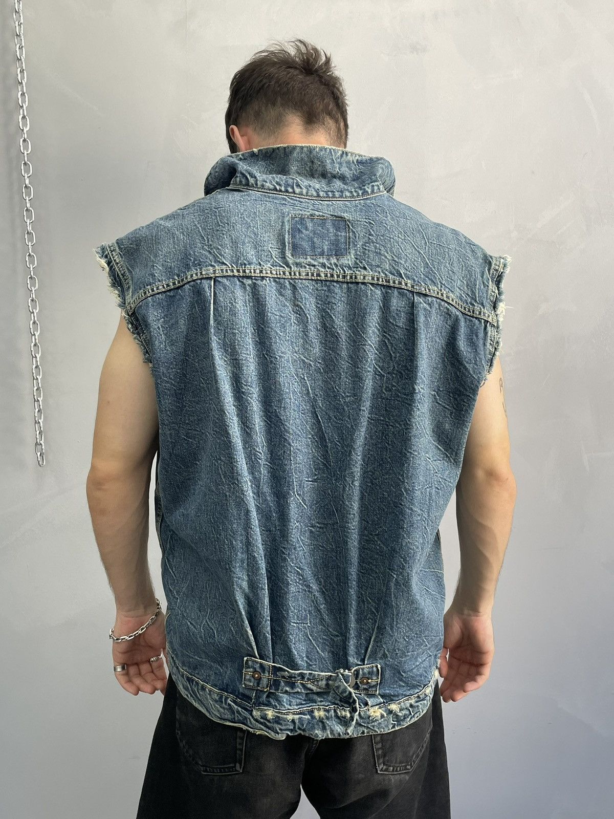 Levi's Rare Levis streetwear type 1 distressed jacket vest 90s Size US XL / EU 56 / 4 - 9 Thumbnail