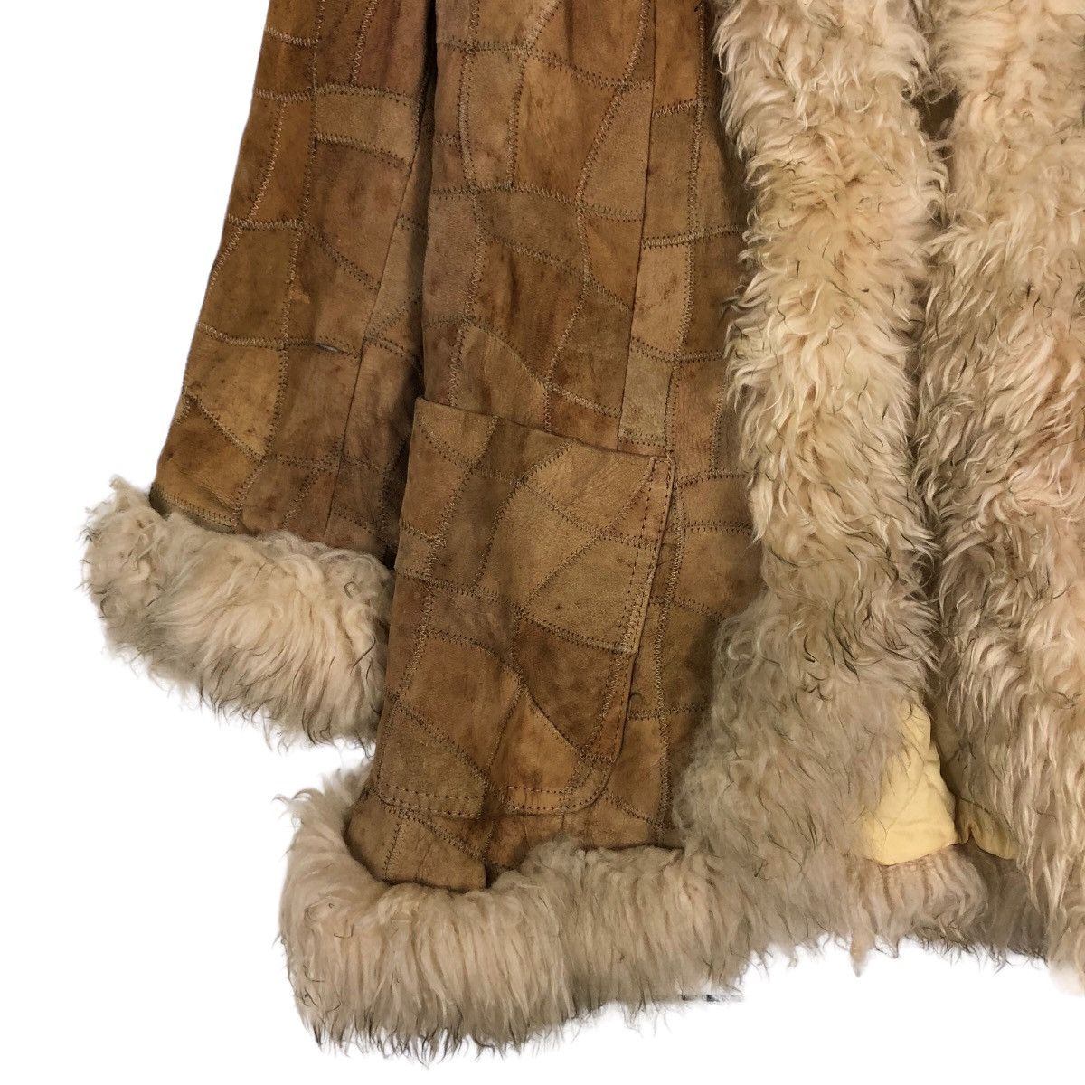 Japanese Brand 🔥Vintage Mink Fur Blanket Shearling Leather Jacket Kapital Size US M / EU 48-50 / 2 - 4 Thumbnail