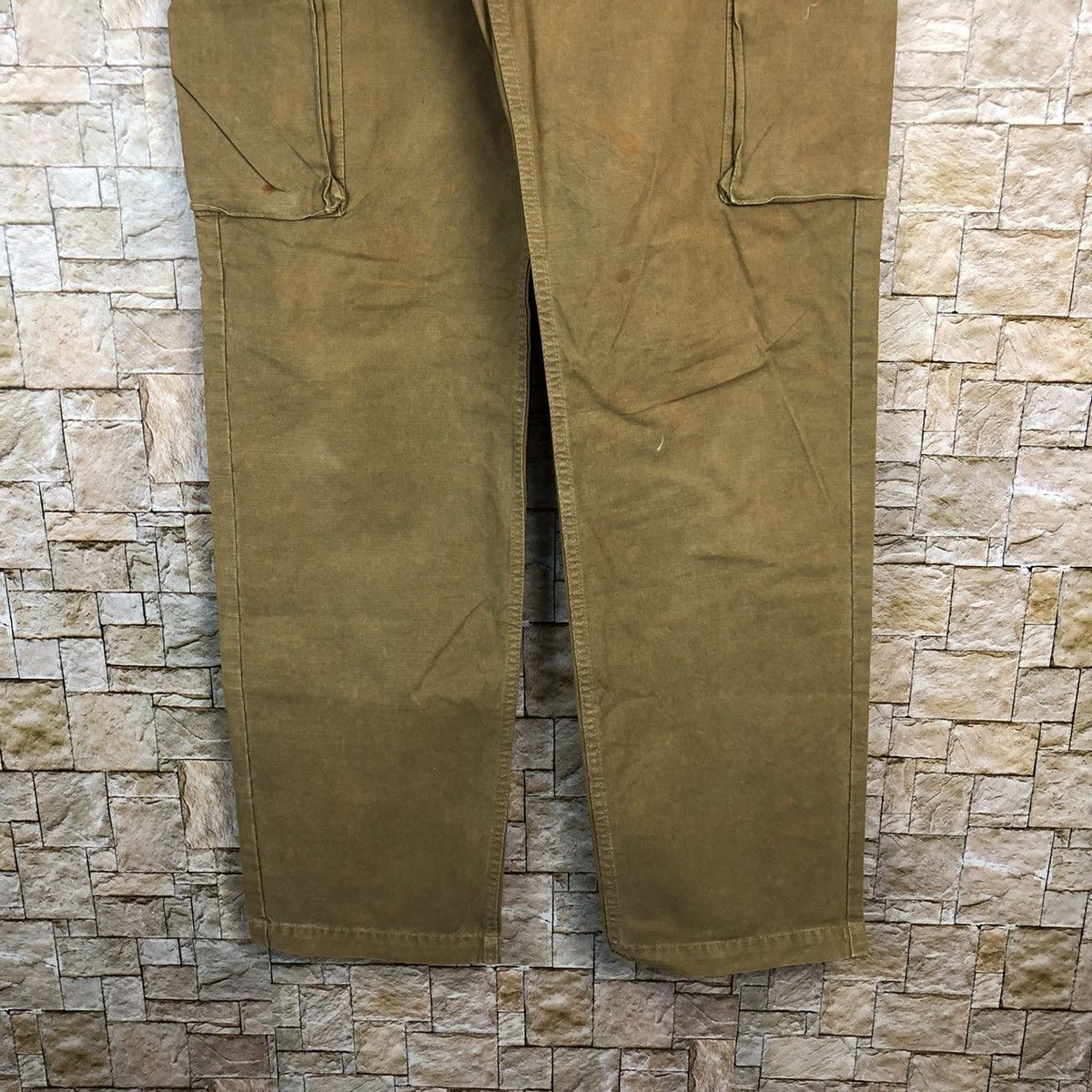 Japanese Brand Dude Drunch Brown Cargo Multipocket Pants #A614 Size US 30 / EU 46 - 7 Thumbnail