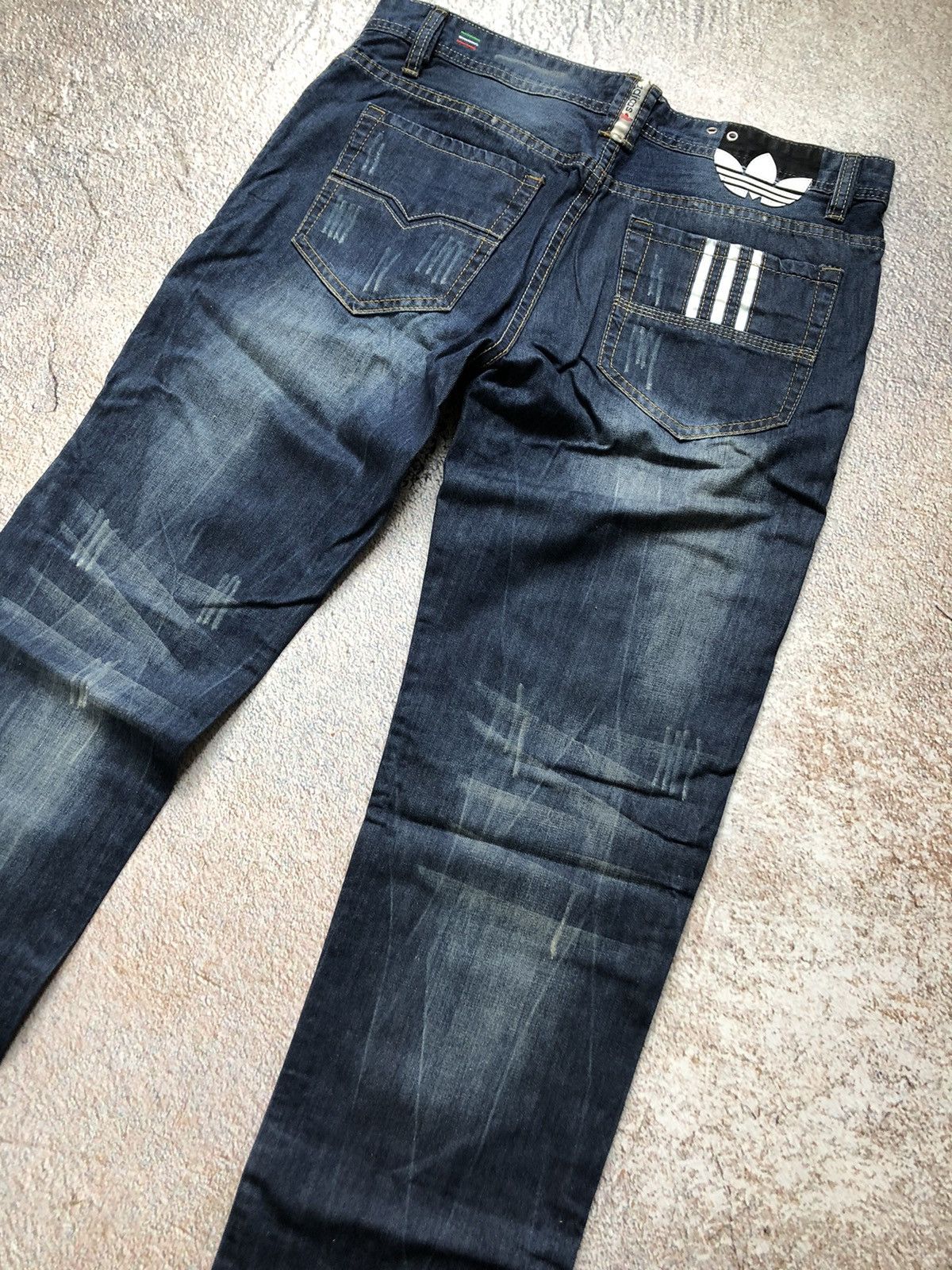 DIESEL adidas コラボデニム ADI-LARKEE ダメージ W34 - メルカリ