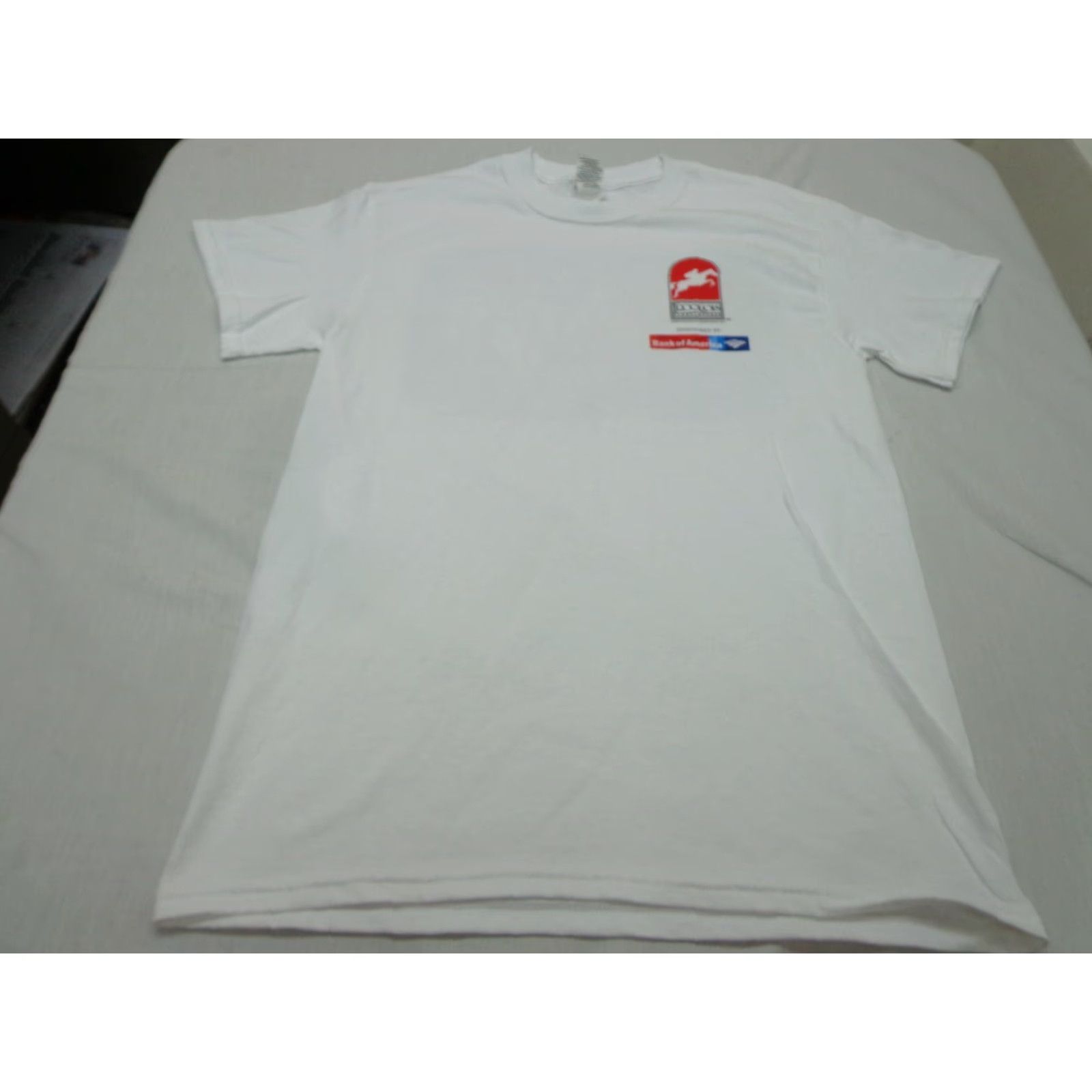 Gildan Iroquois Steeplechase T Shirt Unisex Adults Short Sleeve Size S Yellow Cotton Gildan 2017 Horse Racing Size US S / EU 44-46 / 1 - 7 Thumbnail