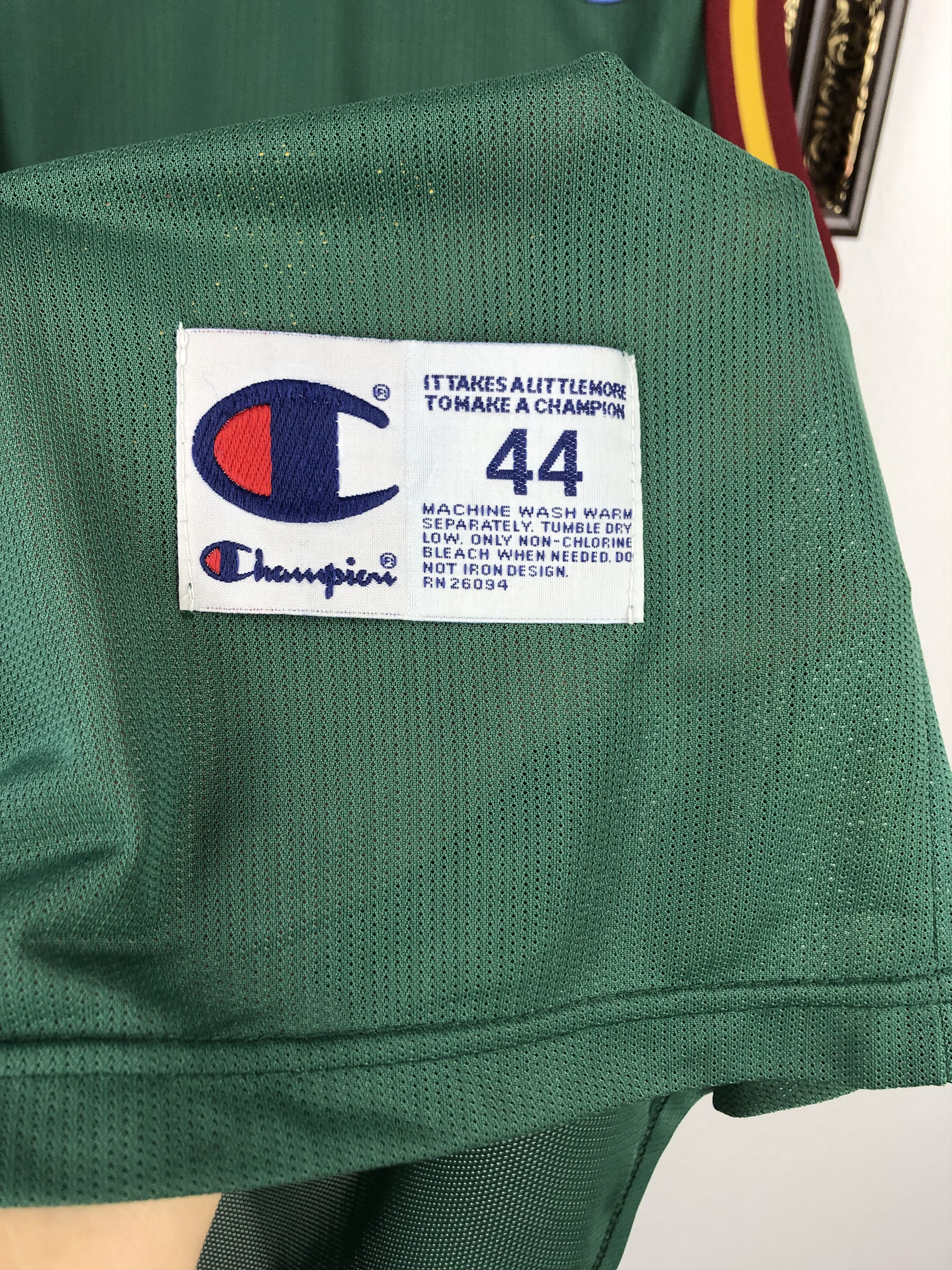 Champion × NBA × Vintage Vintage Kemp Champion Seattle Super Sonics NBA Jersey Signed Size US L / EU 52-54 / 3 - 4 Thumbnail