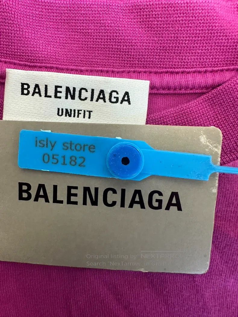 Balenciaga Balenciaga Solid Color Crew Neck Cotton Short Sleeve Size US S / EU 44-46 / 1 - 4 Thumbnail
