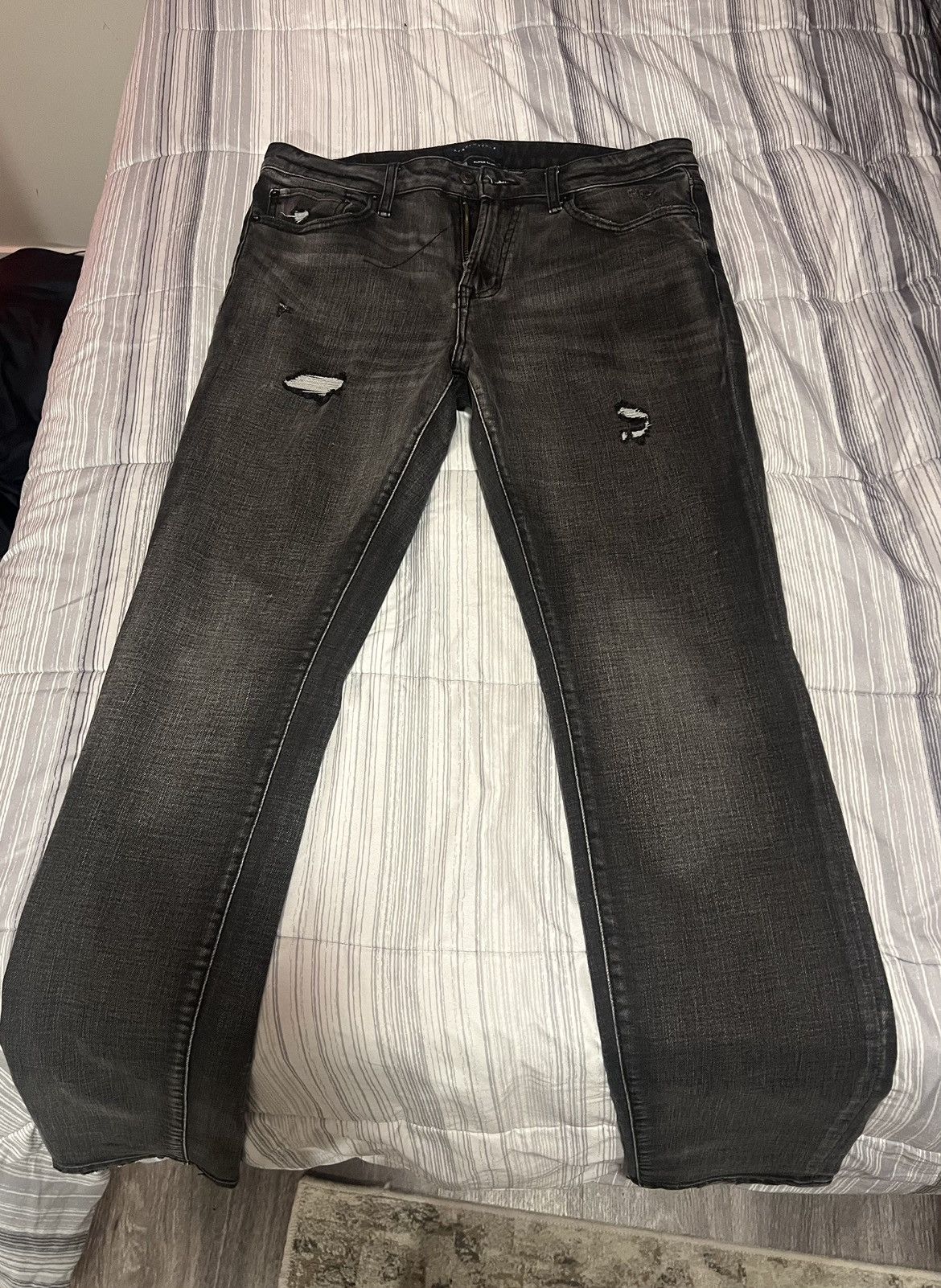 Aeropostale Aero-pastel x designer distressed skinny jeans Size US 34 / EU 50 - 1 Thumbnail