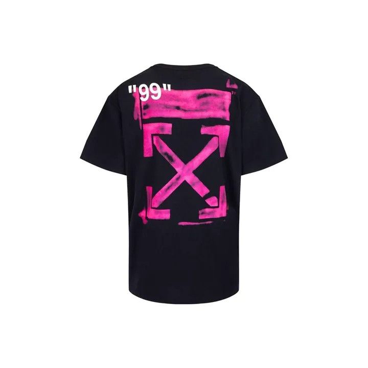 Off-White Off-White Graphic Logo Loose Fit Black T-Shirt 0079 Size US XS / EU 42 / 0 - 1 Thumbnail