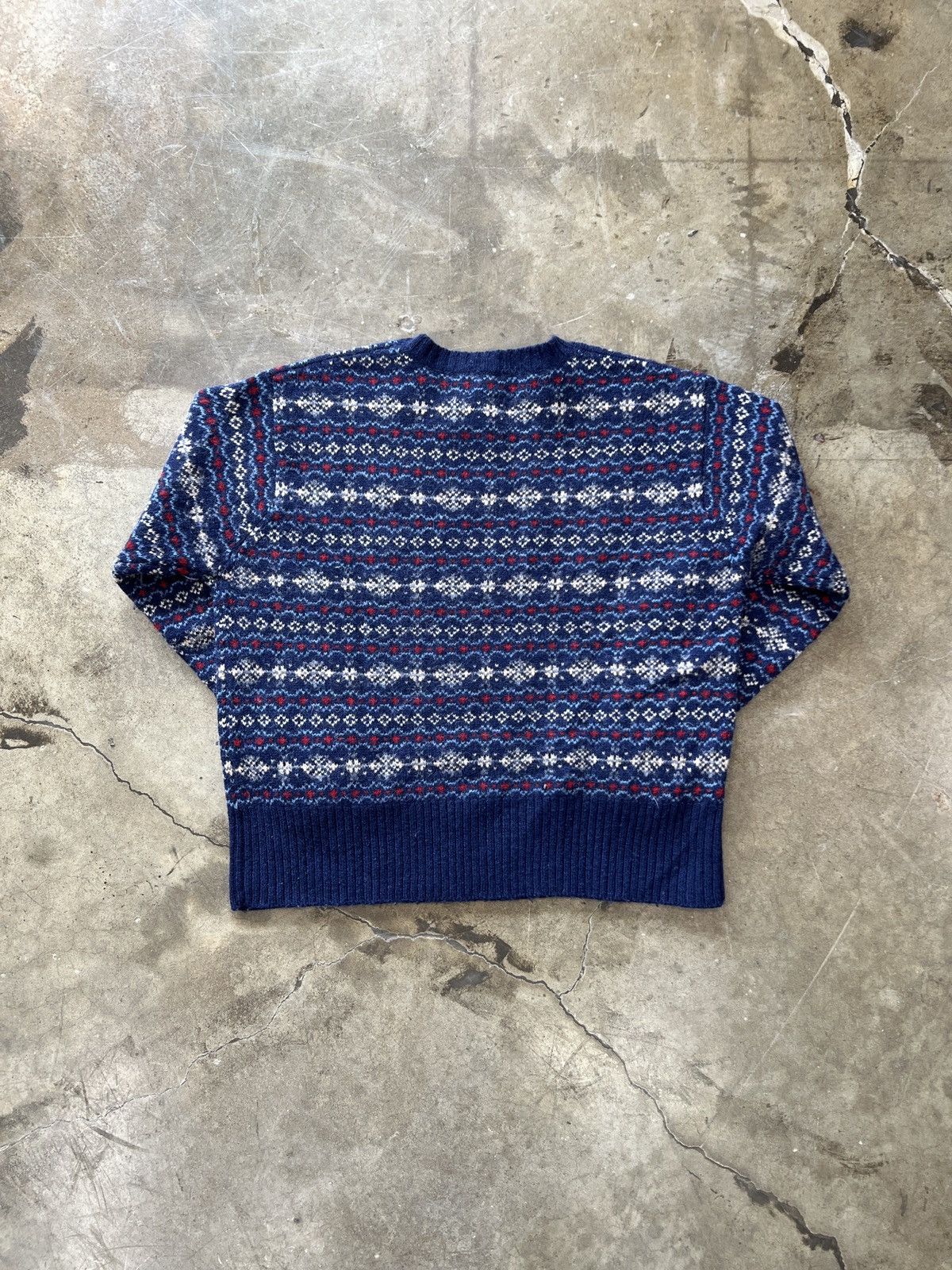 Vintage Vintage 80s Pattern Knit Sweater Sz. Small Size US S / EU 44-46 / 1 - 4 Thumbnail