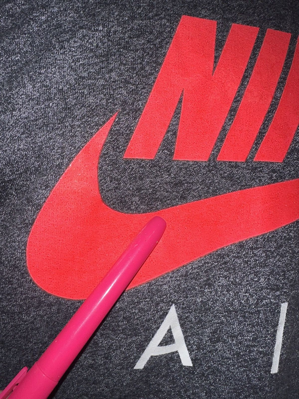 Grailed × Nike × Vintage Vintage Nike Air Hoodie 90’s Infrared Big Swoosh Logo Grail Size US L / EU 52-54 / 3 - 4 Thumbnail