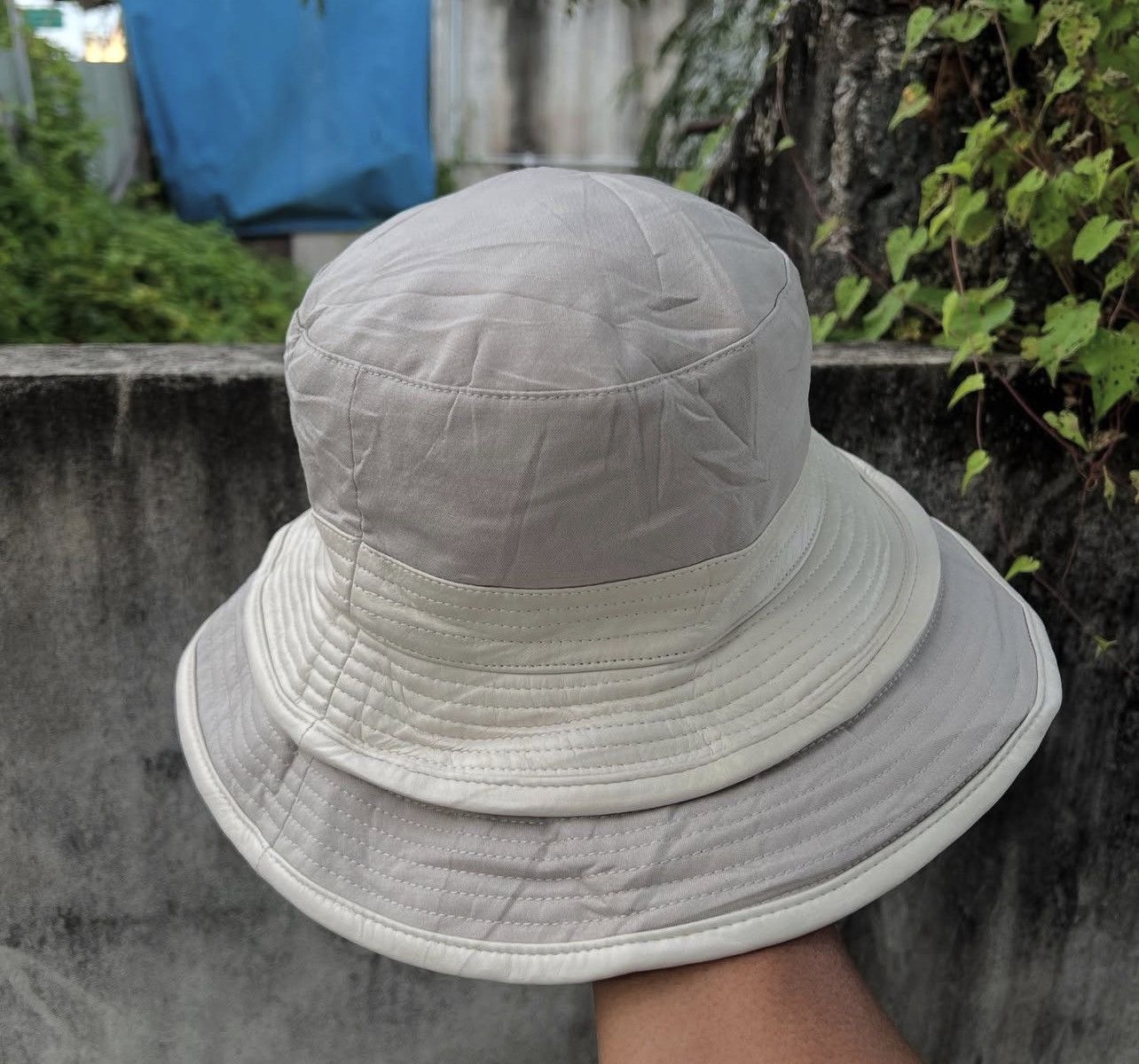 Hermes Hermes x Chapeaux Motsch Leather Canvas Hat Size ONE SIZE - 1 Thumbnail