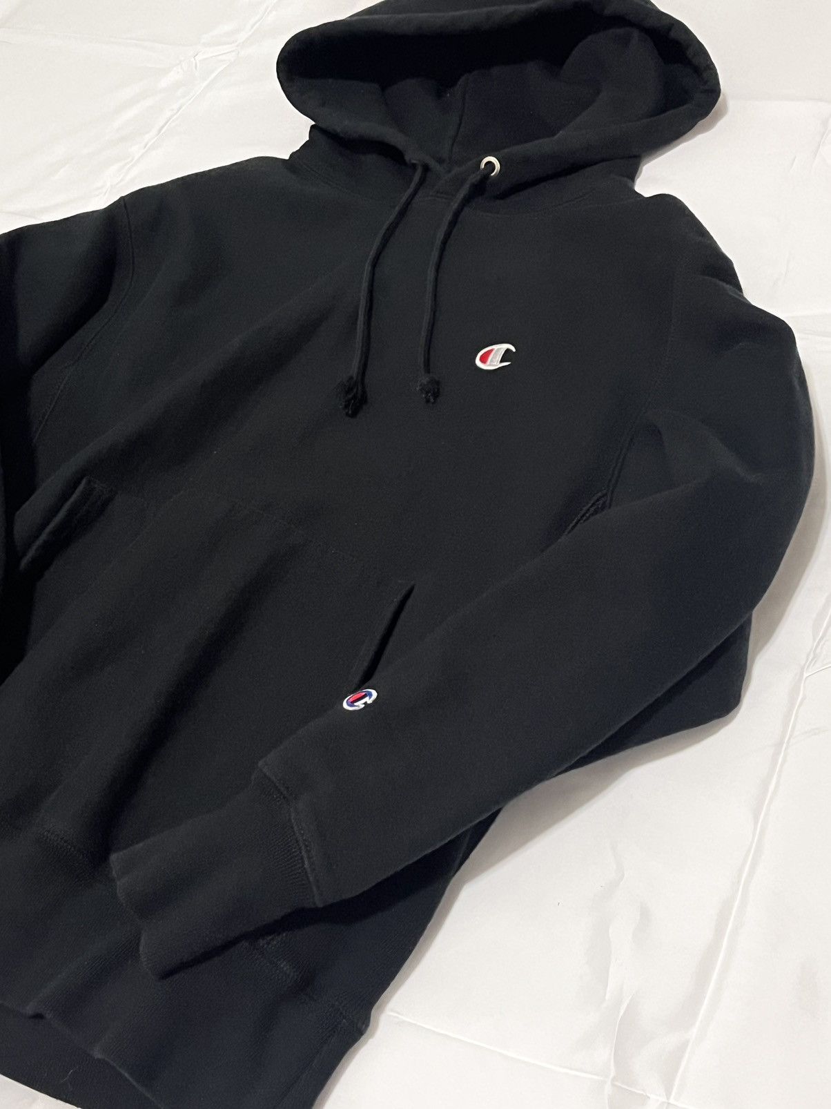 Champion Black Champion Hoodie | Grailed