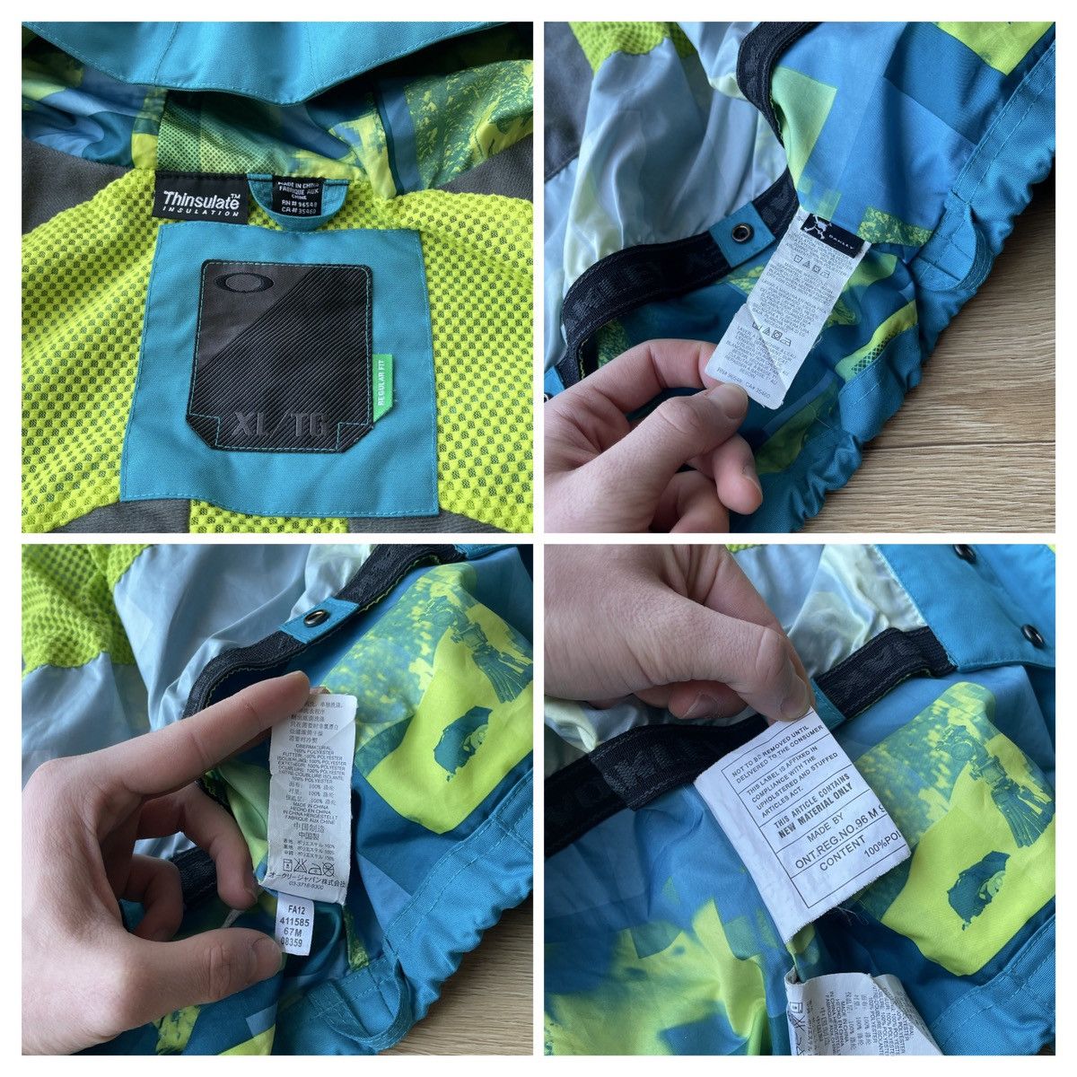 Oakley Oakley Thinsulate Ski Snowboard Jacket Techwear Shell Hooded Size US XL / EU 56 / 4 - 16 Thumbnail