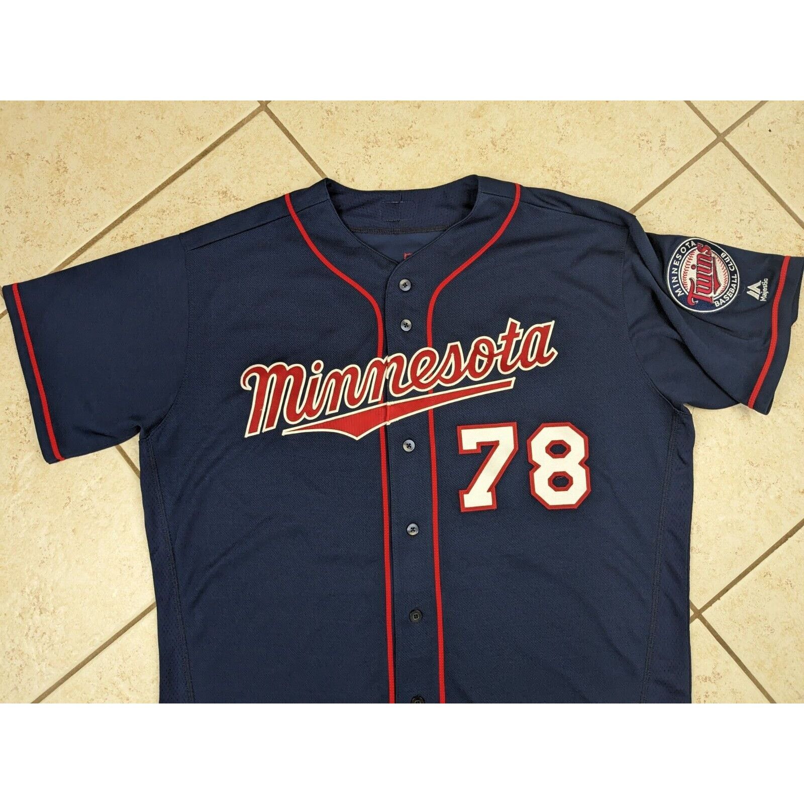 Majestic Minnesota Twins Stitched Jersey MLB Majestic Hernandez #78 Size US XXL / EU 58 / 5 - 2 Thumbnail