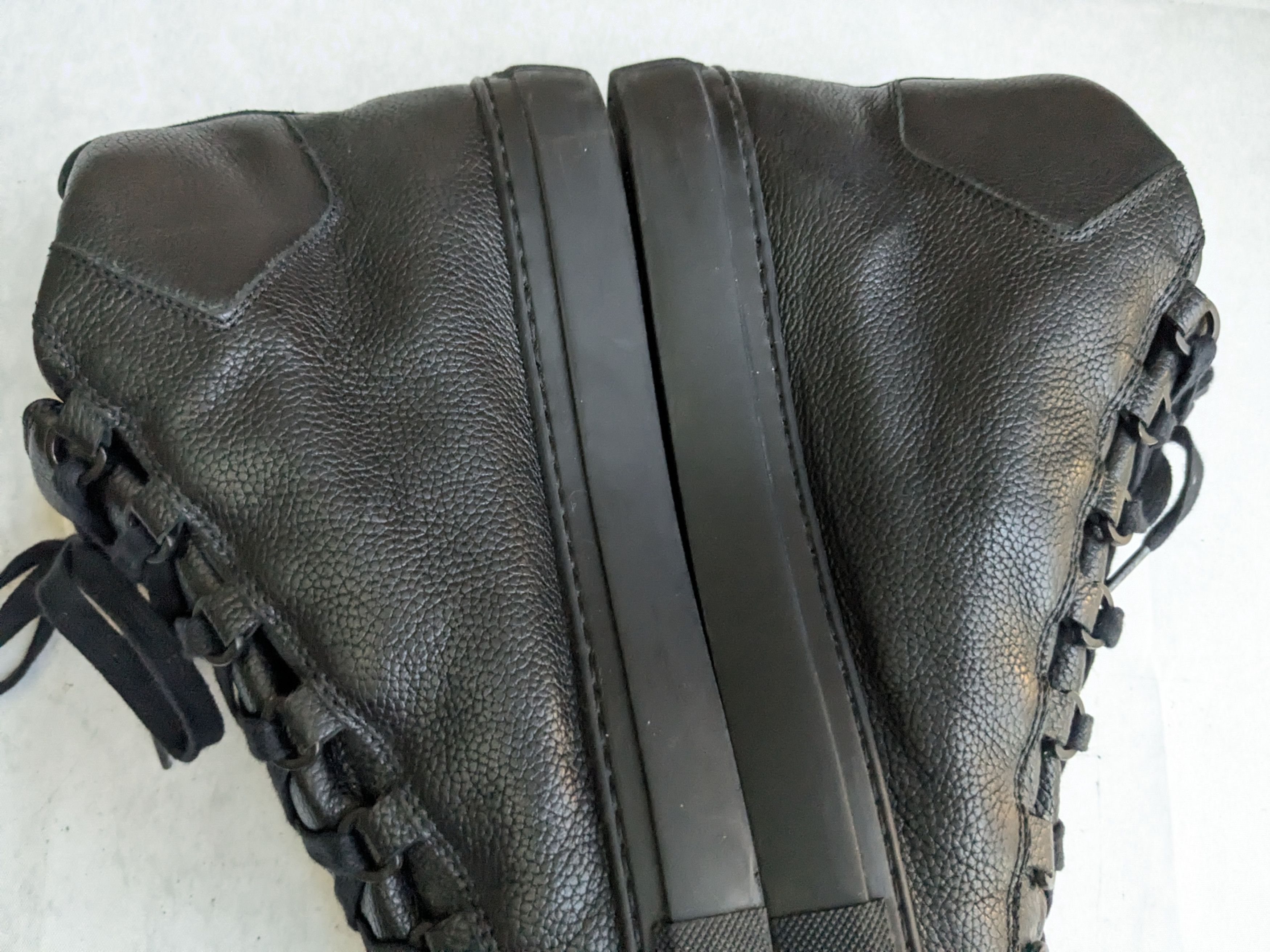 Balenciaga Balenciaga Arena High Top Sneakers Black 11 Leather Size US 11 / EU 44 - 13 Thumbnail