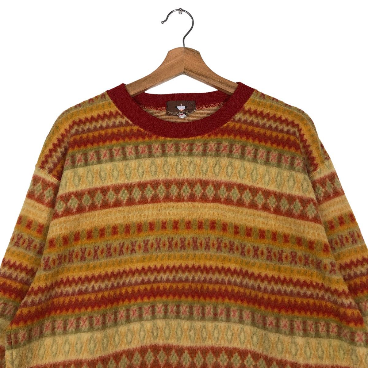 Japanese Brand × Vintage 🔥VINTAGE KNIT SWEATSHIRT NAVAJO NATIVE DESIGN GOOSE & GANDER Size US M / EU 48-50 / 2 - 3 Thumbnail