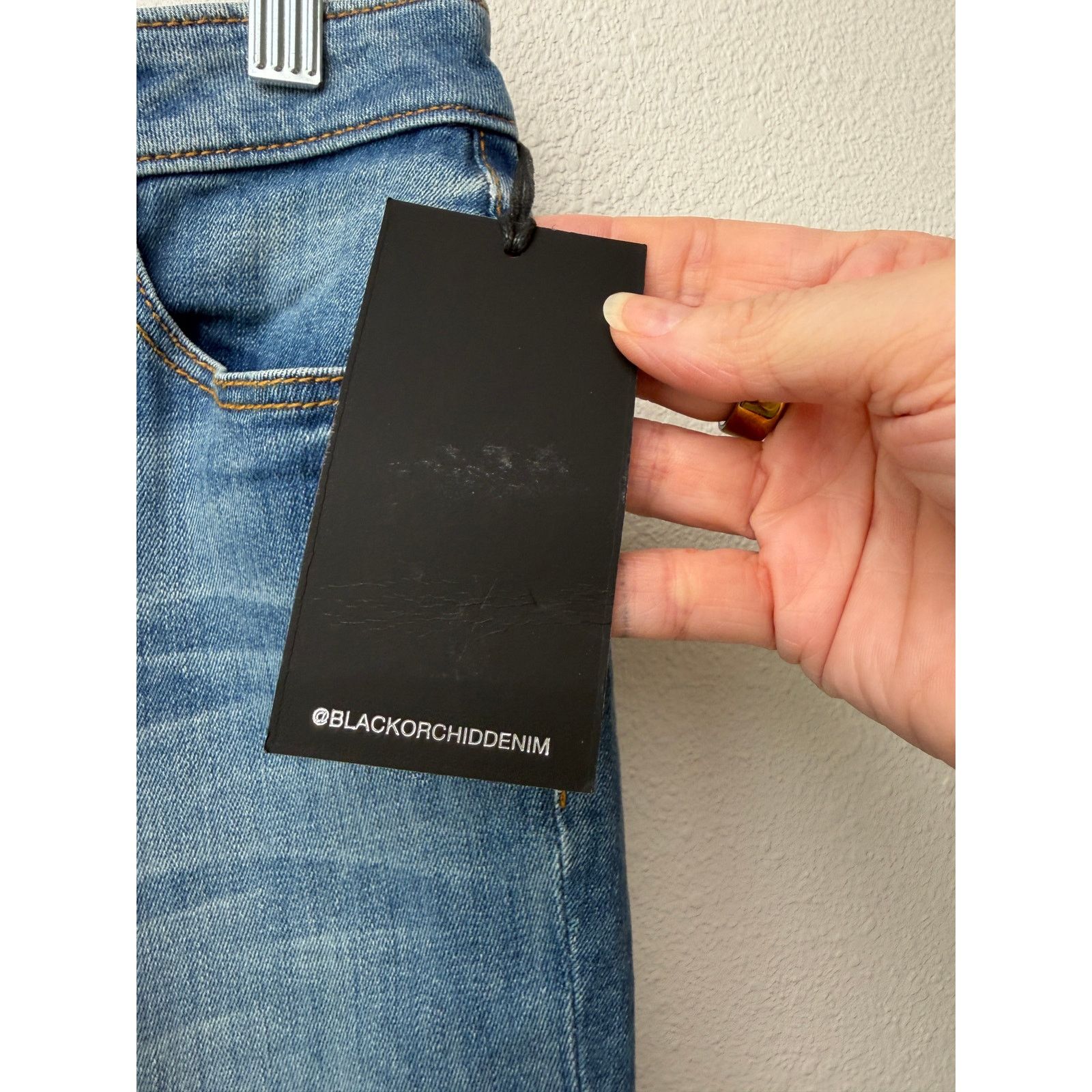 Other NWT Black Orchid Denim Chrissy Kick Flare Jeans US 27 Blue Size 27" / US 4 / IT 40 - 9 Thumbnail