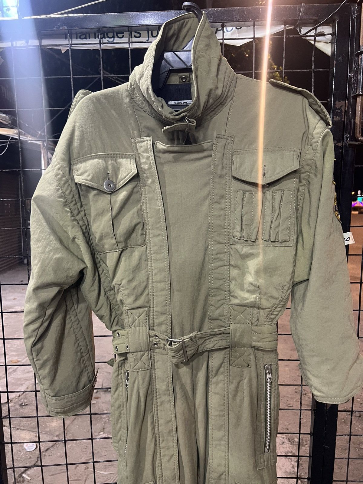Japanese Brand JIRO Japan brand Military jumpsuits army green Size US 31 - 3 Thumbnail