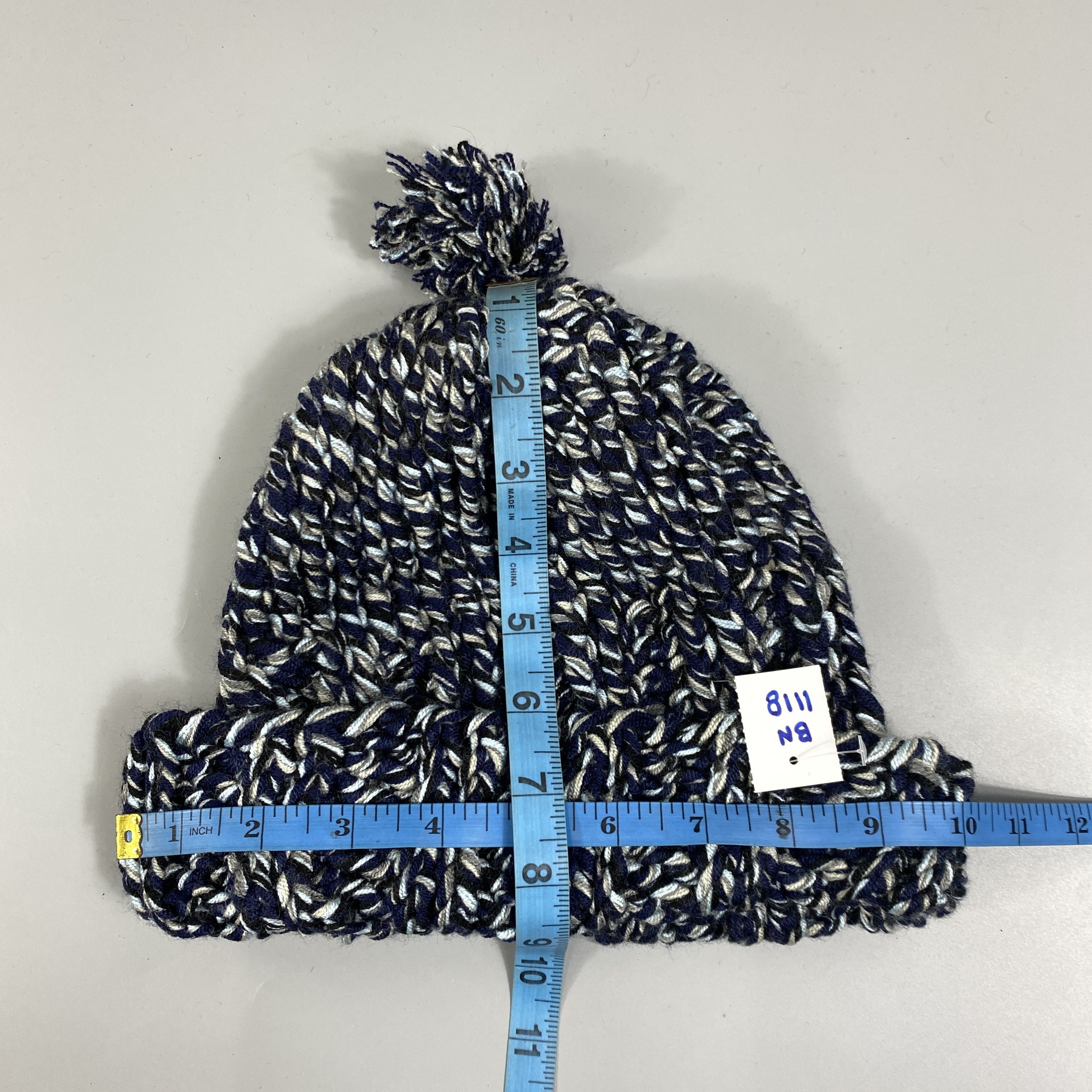 Japanese Brand Knit Snow Cap Beanie Hat With Pom Pom -BN1118 Size ONE SIZE - 5 Thumbnail