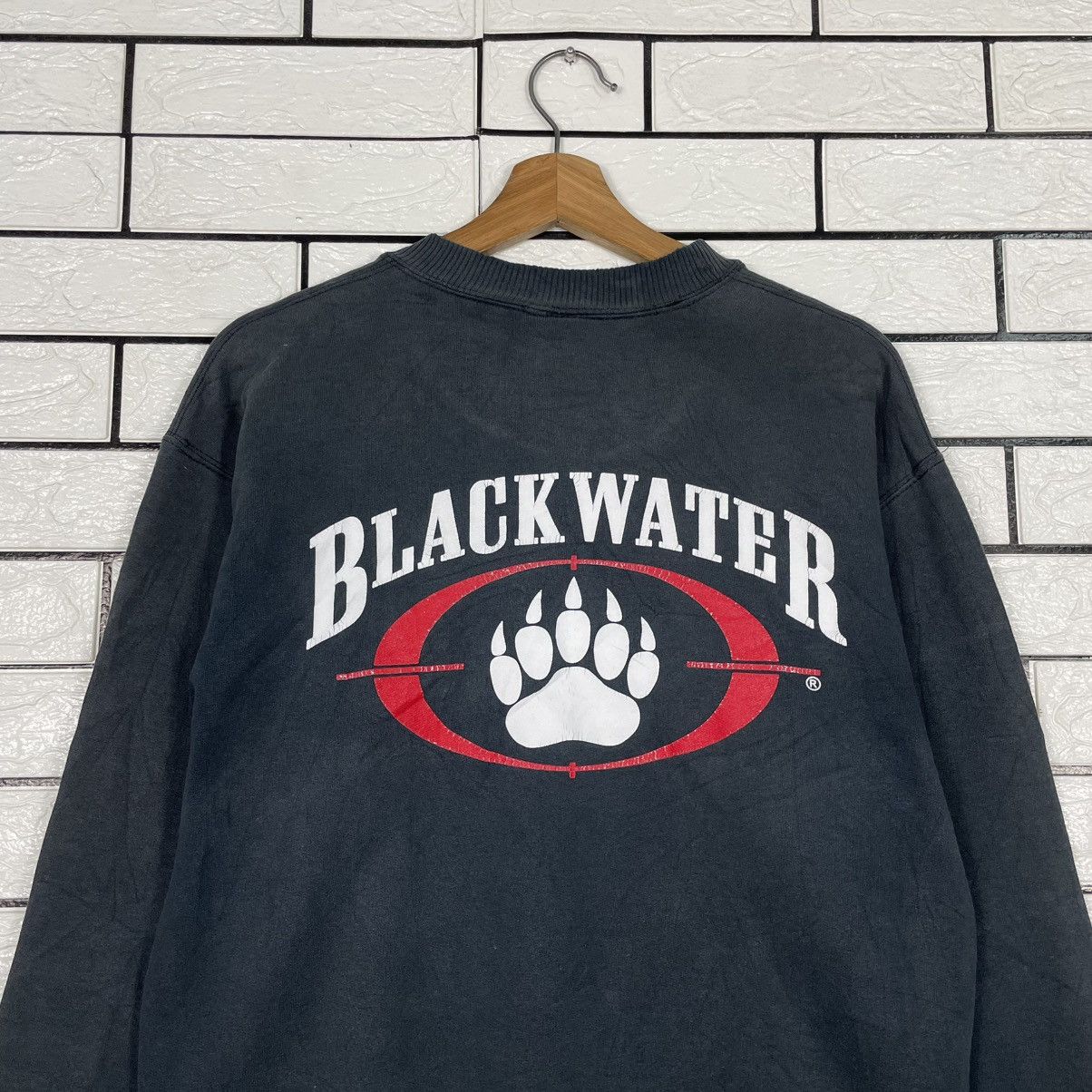 Japanese Brand Black Water Crewneck Sweatshirt Size US S / EU 44-46 / 1 - 8 Thumbnail