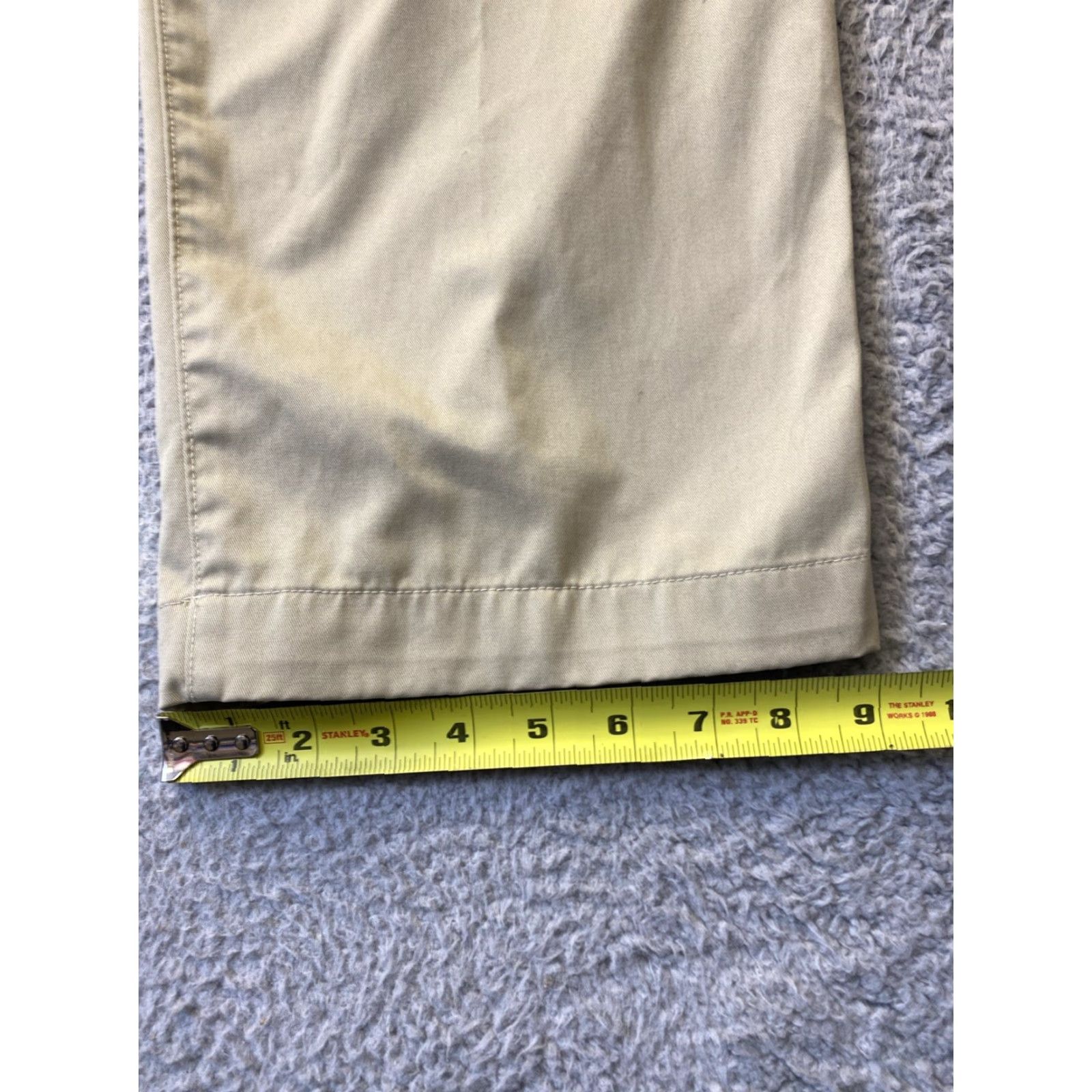 Gap VINTAGE Gap Men's Pants 35x32 Khaki Chino Casual-Fashion-Y2K Wideleg Mens Size US 35 - 5 Thumbnail