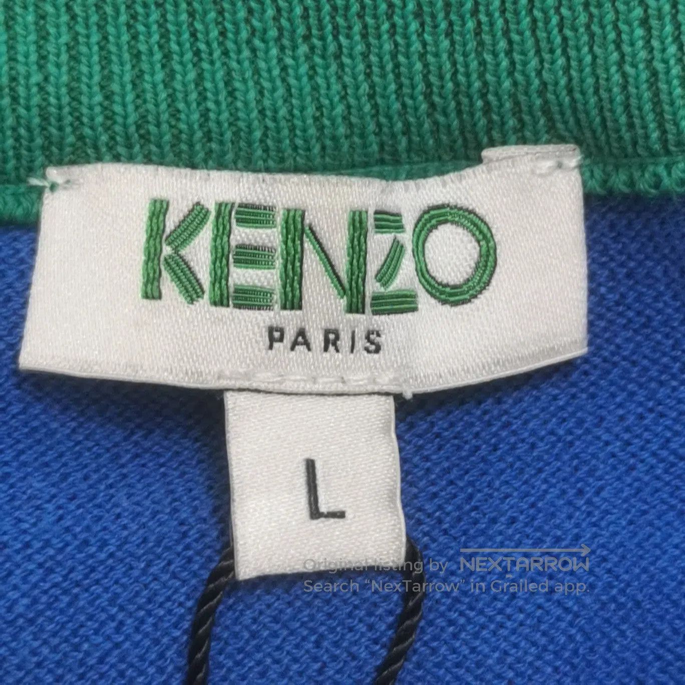 Kenzo Kenzo Color Block Cotton Crewneck Sweater L. Size US L / EU 52-54 / 3 - 2 Thumbnail