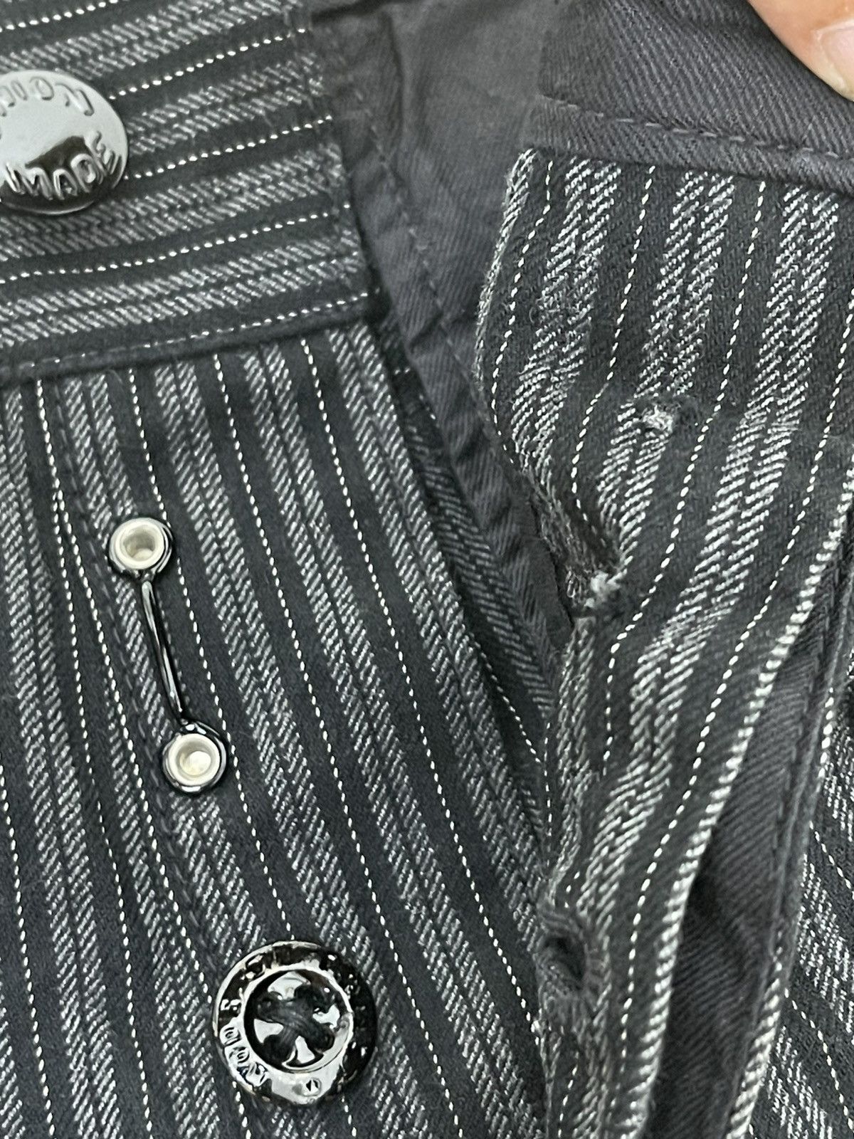 Japanese Brand Wabash Striped Scye Basic Workwear Americana Tapered 2🟦 Size US 31 - 15 Thumbnail