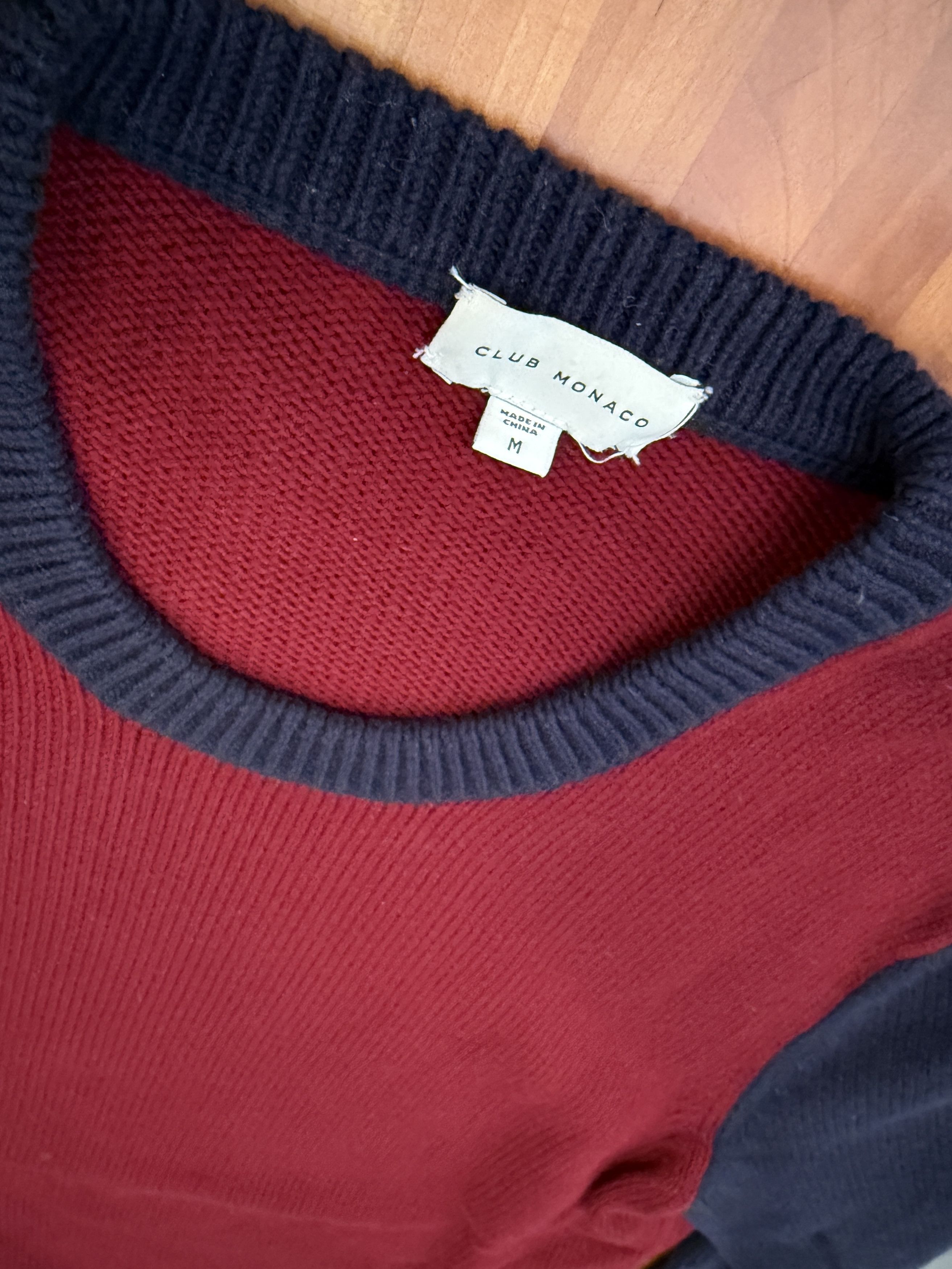 Club Monaco Club Monaco Colorblock Sweater Size US M / EU 48-50 / 2 - 4 Thumbnail