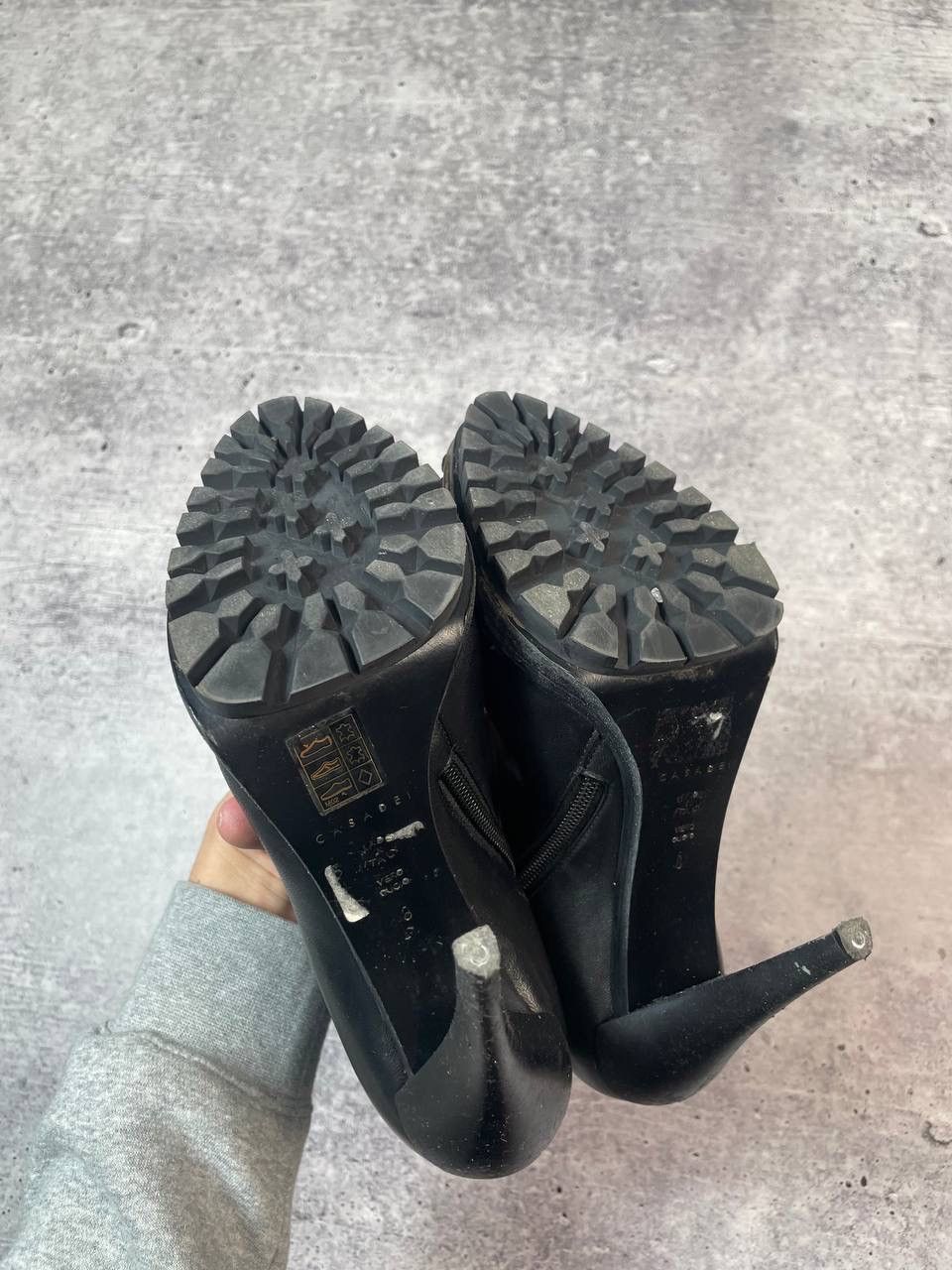 Casadei Casadei Leather Metal Cap Toe Ankle Boots Heels Y2K Size US 8 / IT 38 - 6 Thumbnail