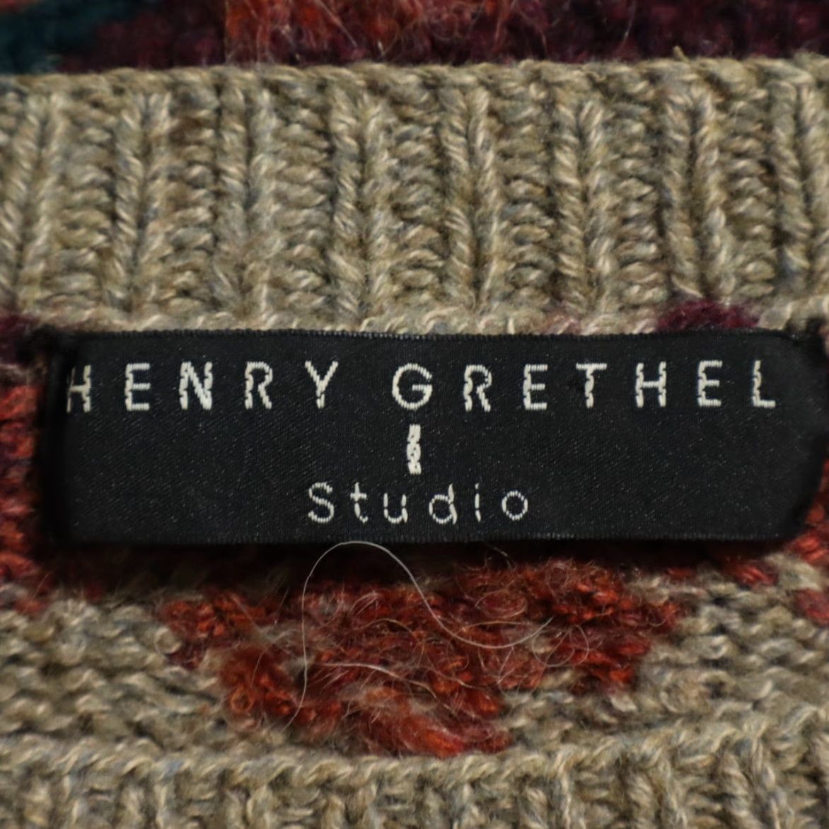 Vintage Henry Grethel Yarn Knit Fair Isle Striped Sweater Men's L Mens Size US L / EU 52-54 / 3 - 5 Thumbnail
