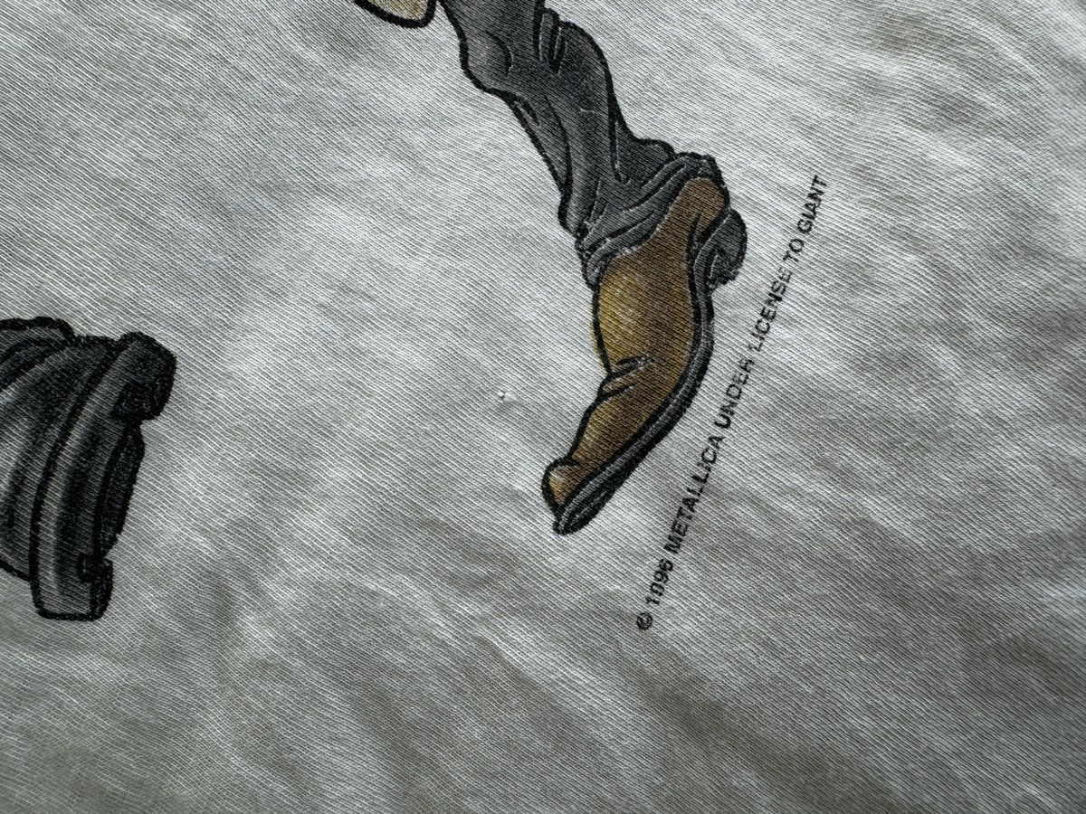 Vintage Rare 90s Vintage Metallica Cartoon T-Shirt Size US L / EU 52-54 / 3 - 7 Thumbnail