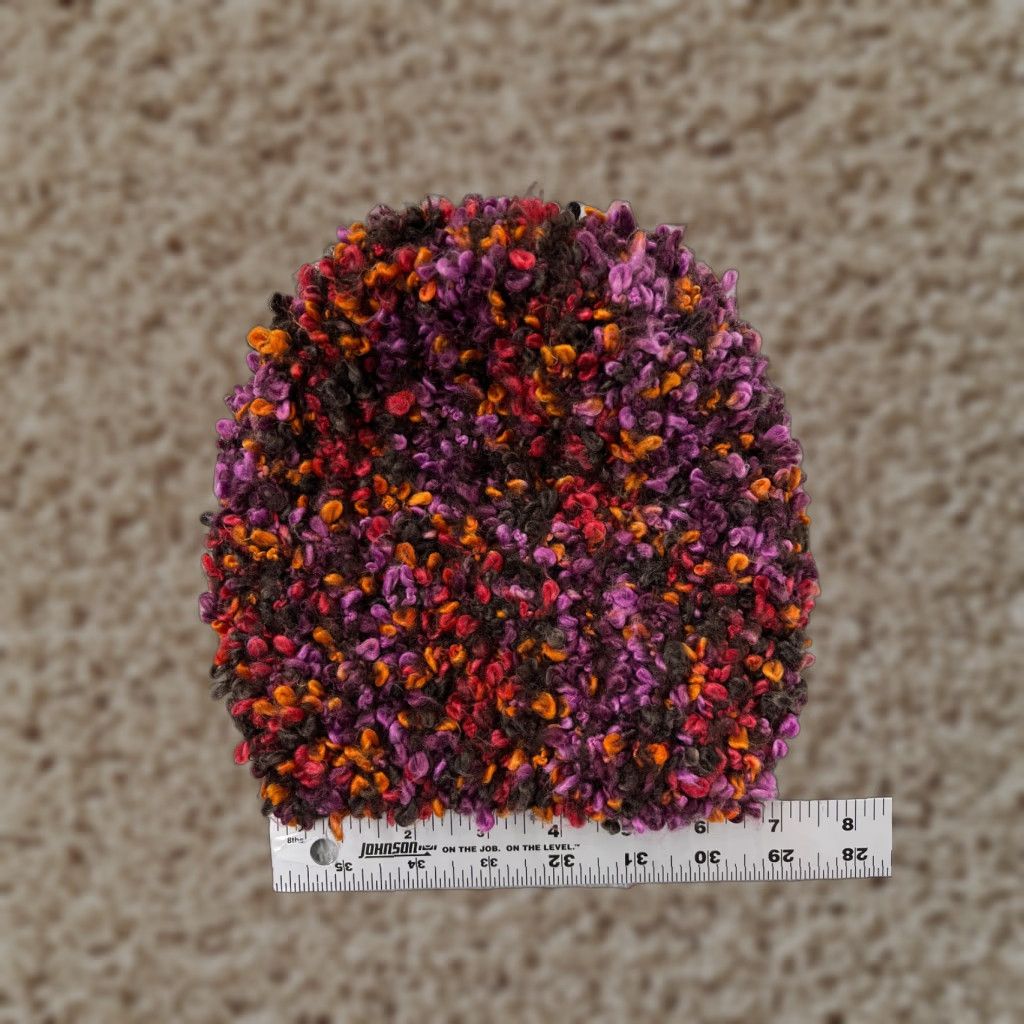 Adidas adidas Sonoma Beanie Toque Womens One Size Pink Knit Poly Nylon Blend Popcorn Striped Beanie Size ONE SIZE - 1 Thumbnail