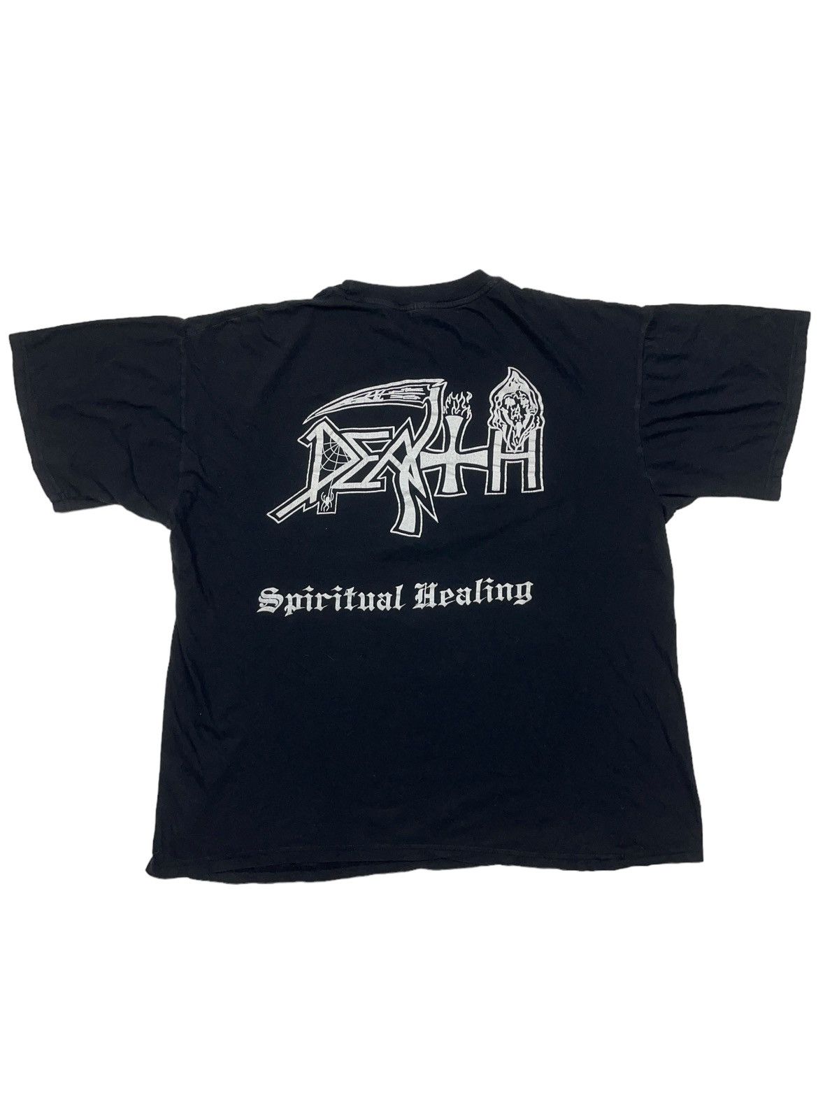 Band Tees Vintage 90s Death Spiritual Healing T-shirt Size US XL / EU 56 / 4 - 2 Thumbnail