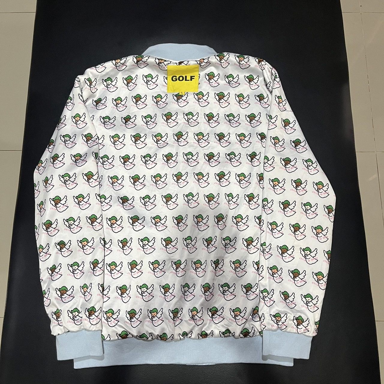 Golf Wang × Golf le Fleur × Tyler The Creator Golf Wang Child of Golf Satin Jacket Size US L / EU 52-54 / 3 - 5 Thumbnail