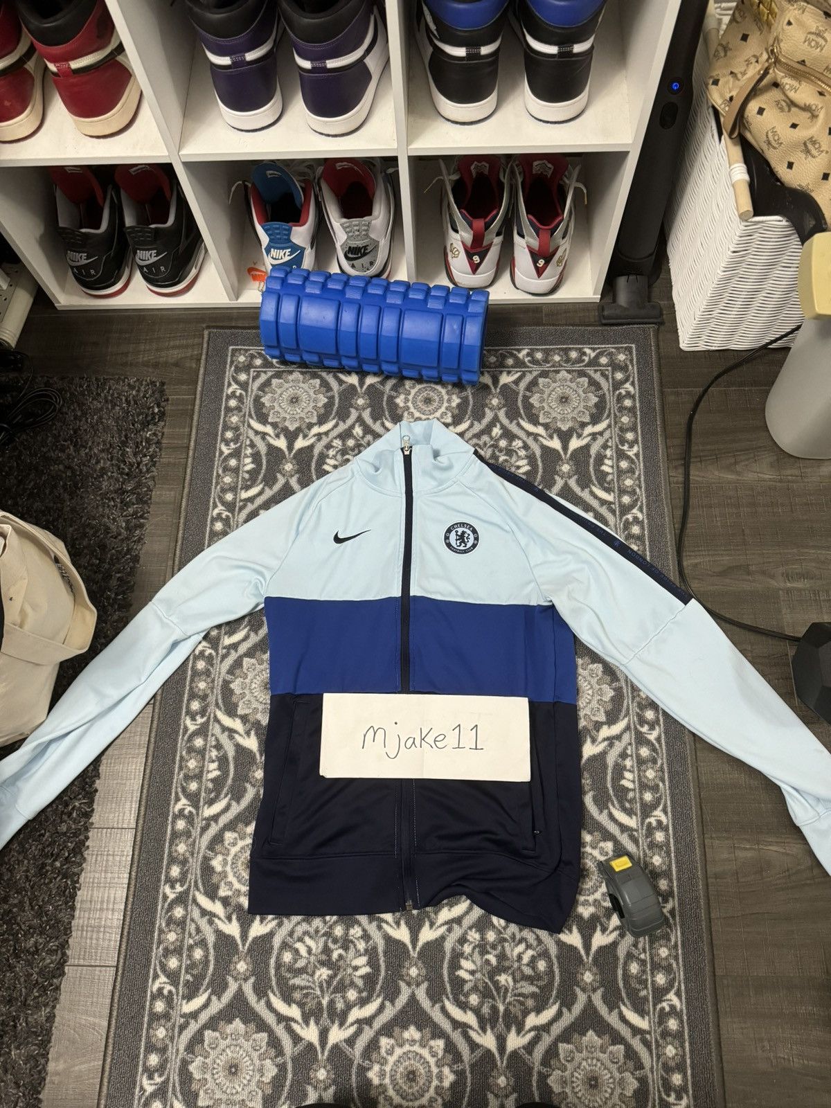 Nike Chelsea Training Top Full Zip Size US S / EU 44-46 / 1 - 1 Thumbnail