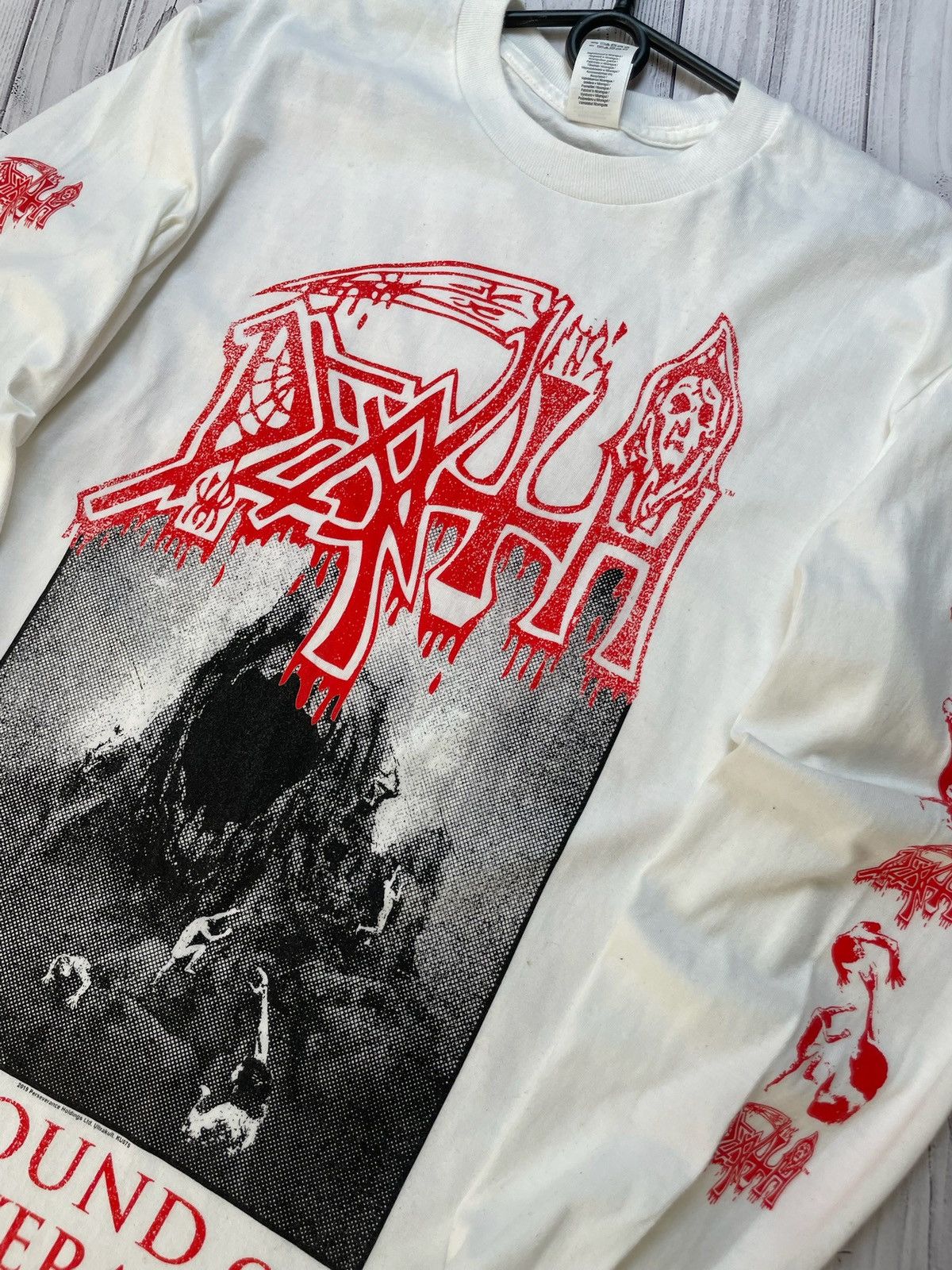 Band Tees Vintage Death Sound of perseverance rock long sleeve metal L Size US L / EU 52-54 / 3 - 3 Thumbnail