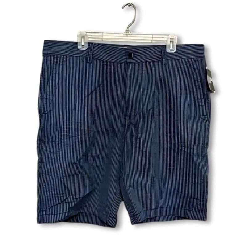 Other Union Striped Chino Short Belt Loop Blue/Black Men's 36 NWT Size US 36 / EU 52 - 1 Thumbnail