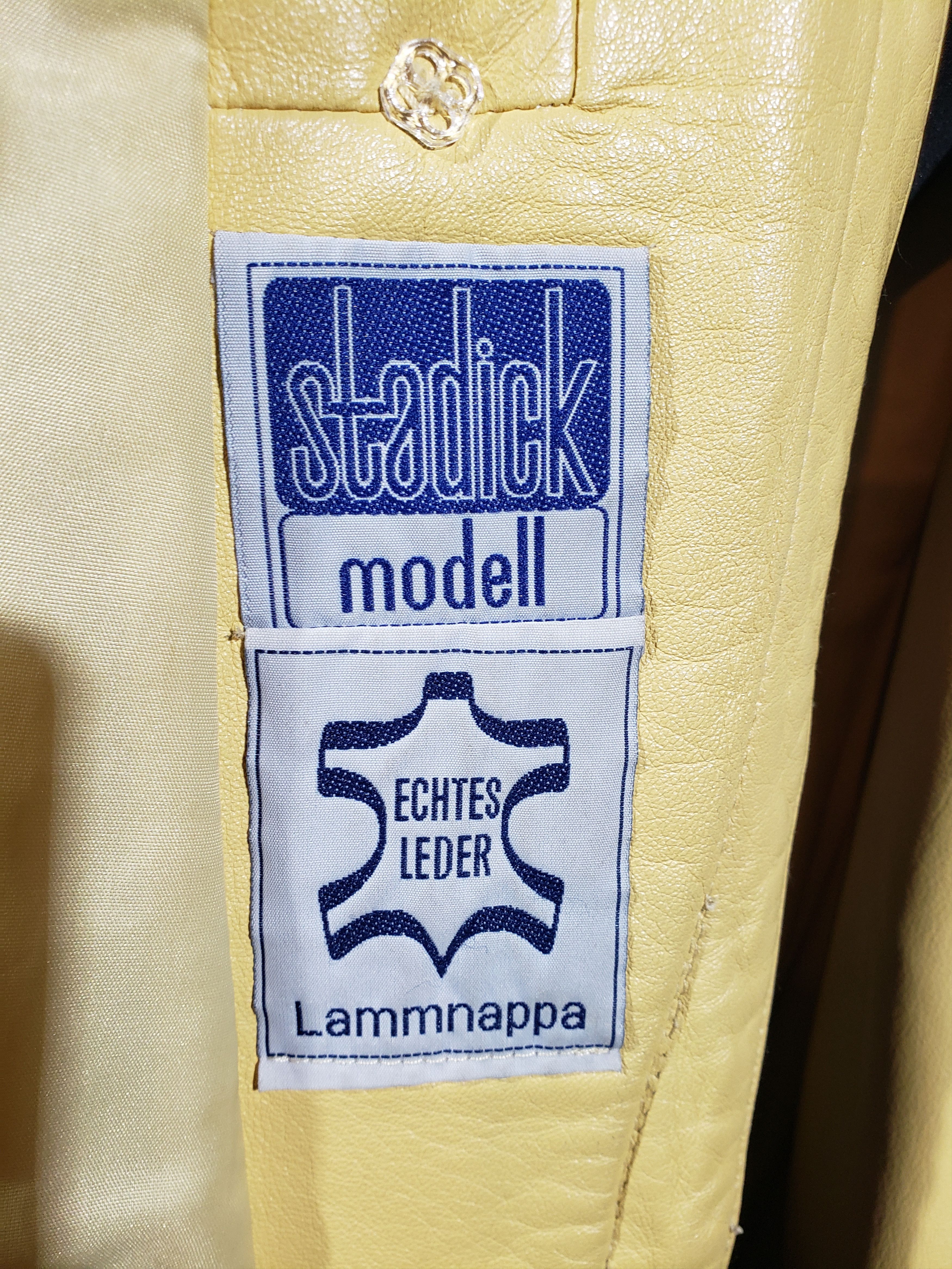 Other Stylish yellow leather women's jacket. Size XL / US 12-14 / IT 48-50 - 11 Thumbnail