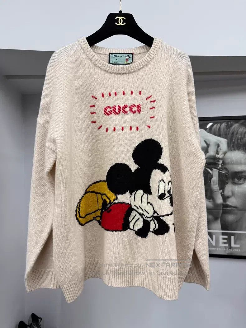 Gucci Gucci Co-branded Mickey woollen sweater Size US L / EU 52-54 / 3 - 1 Thumbnail