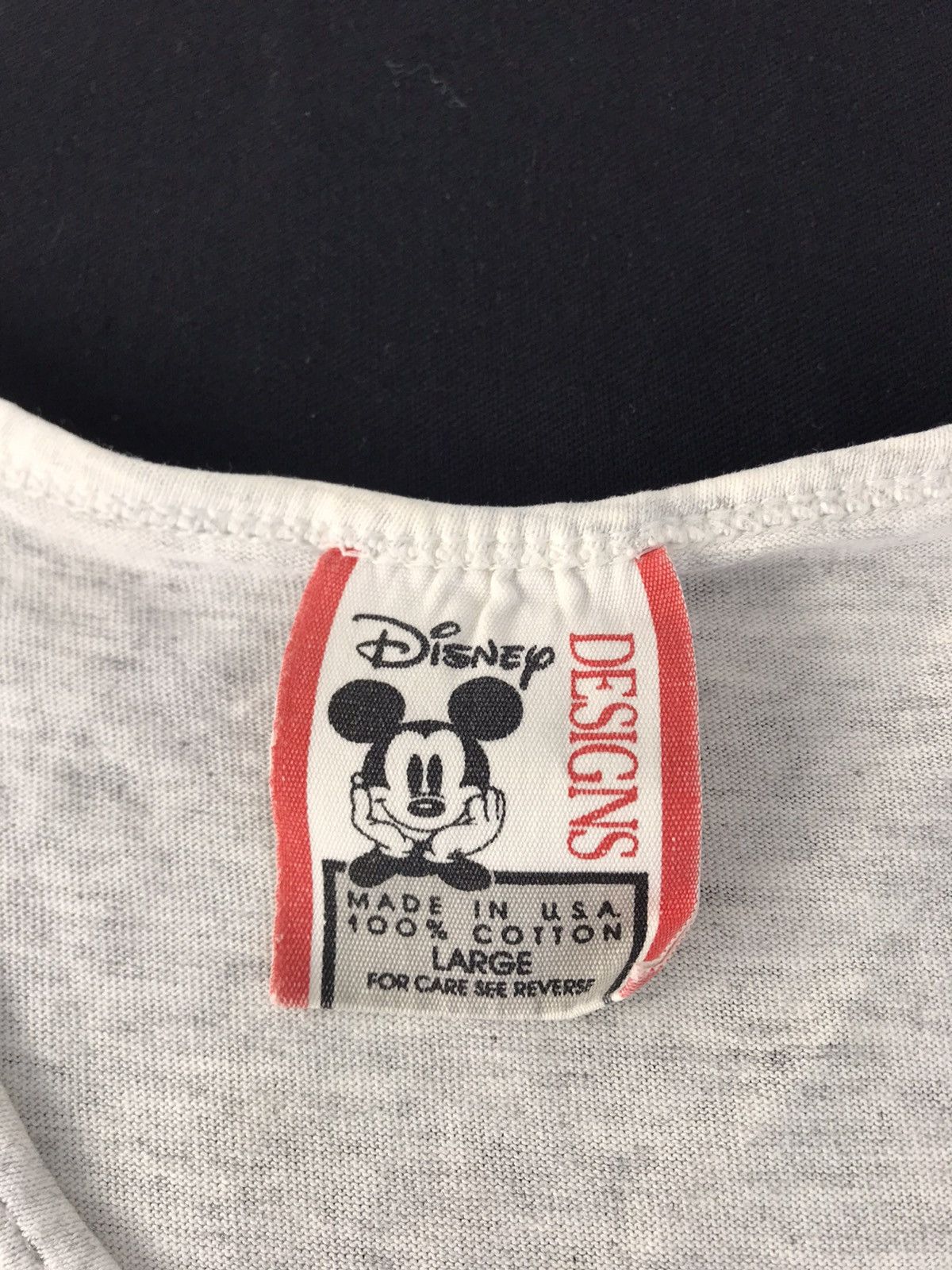 Disney 90s Walt Disney Mickey Mouse USA Flag Logo Printed Size US M / EU 48-50 / 2 - 5 Thumbnail