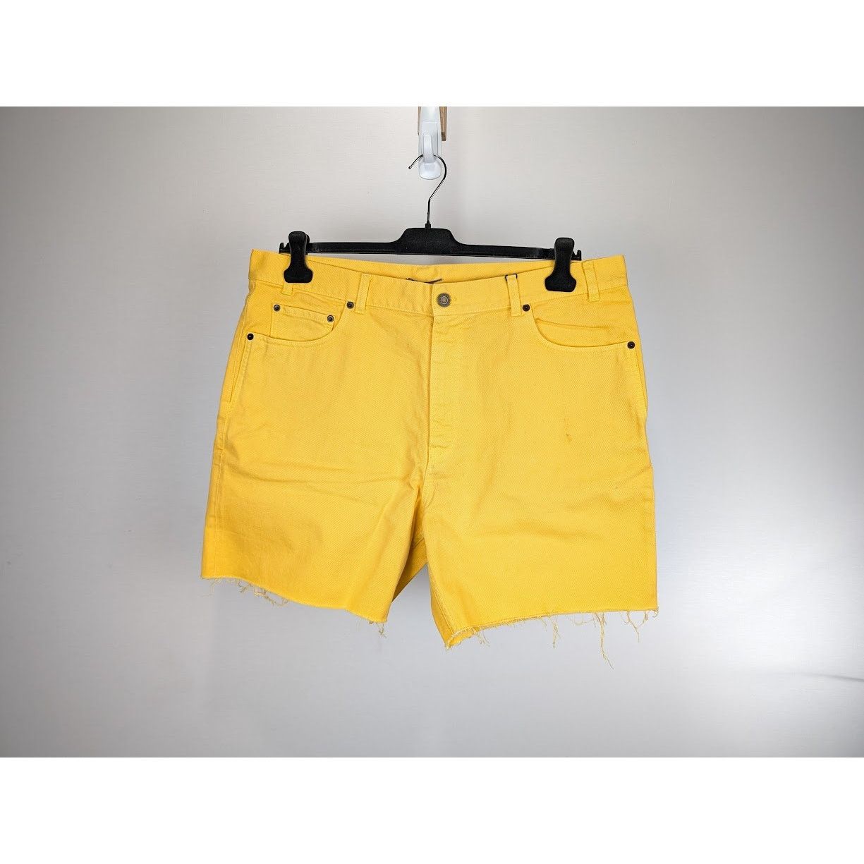 Saint Laurent Paris o1rshd1 Denim Short in Yellow Size US 34 / EU 50 - 1 Thumbnail