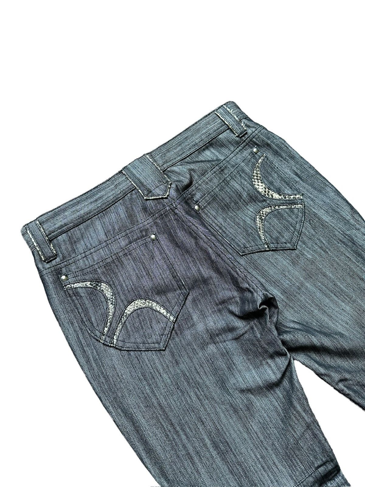 semanticdesign Size 31/28.5 - 00’s Taka:Q modern rock snakeskin tribe jeans Size US 31 - 8 Thumbnail