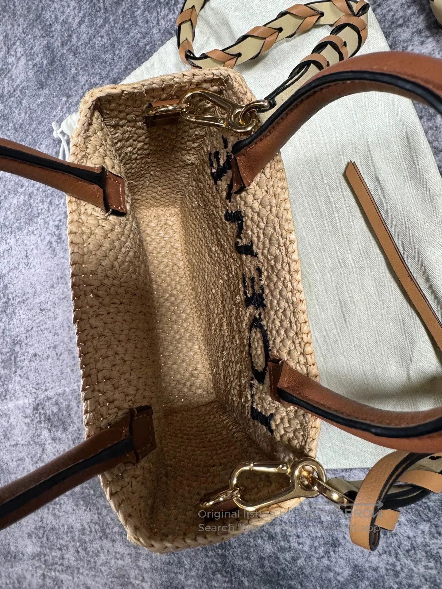 Loewe Loewe Straw Tote Bag Small Size. Size ONE SIZE - 5 Thumbnail