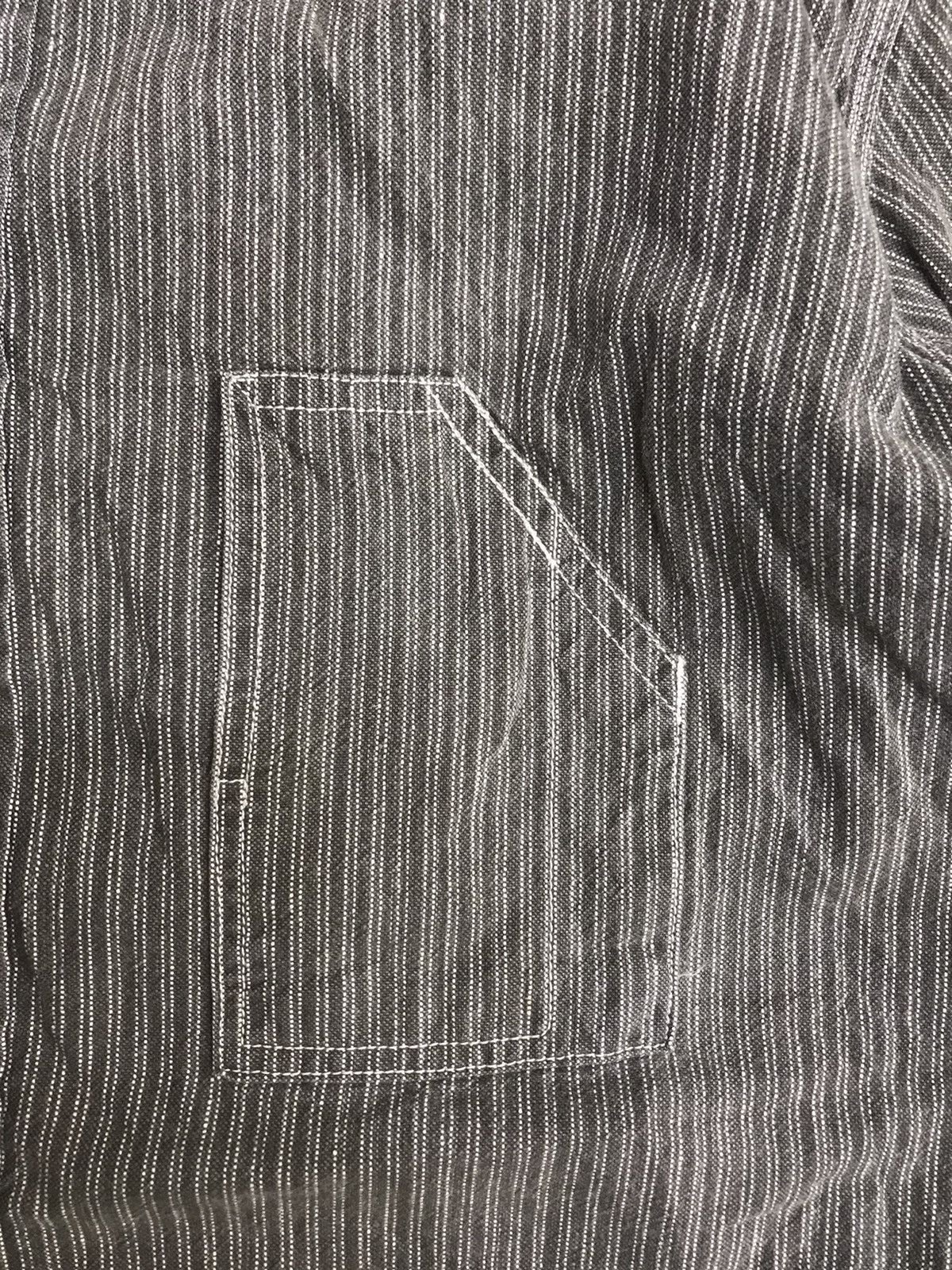 Japanese Brand SUGAR CANE Very Rare Pockets Toyo Enterprise Stripe Shirt Size US L / EU 52-54 / 3 - 5 Thumbnail