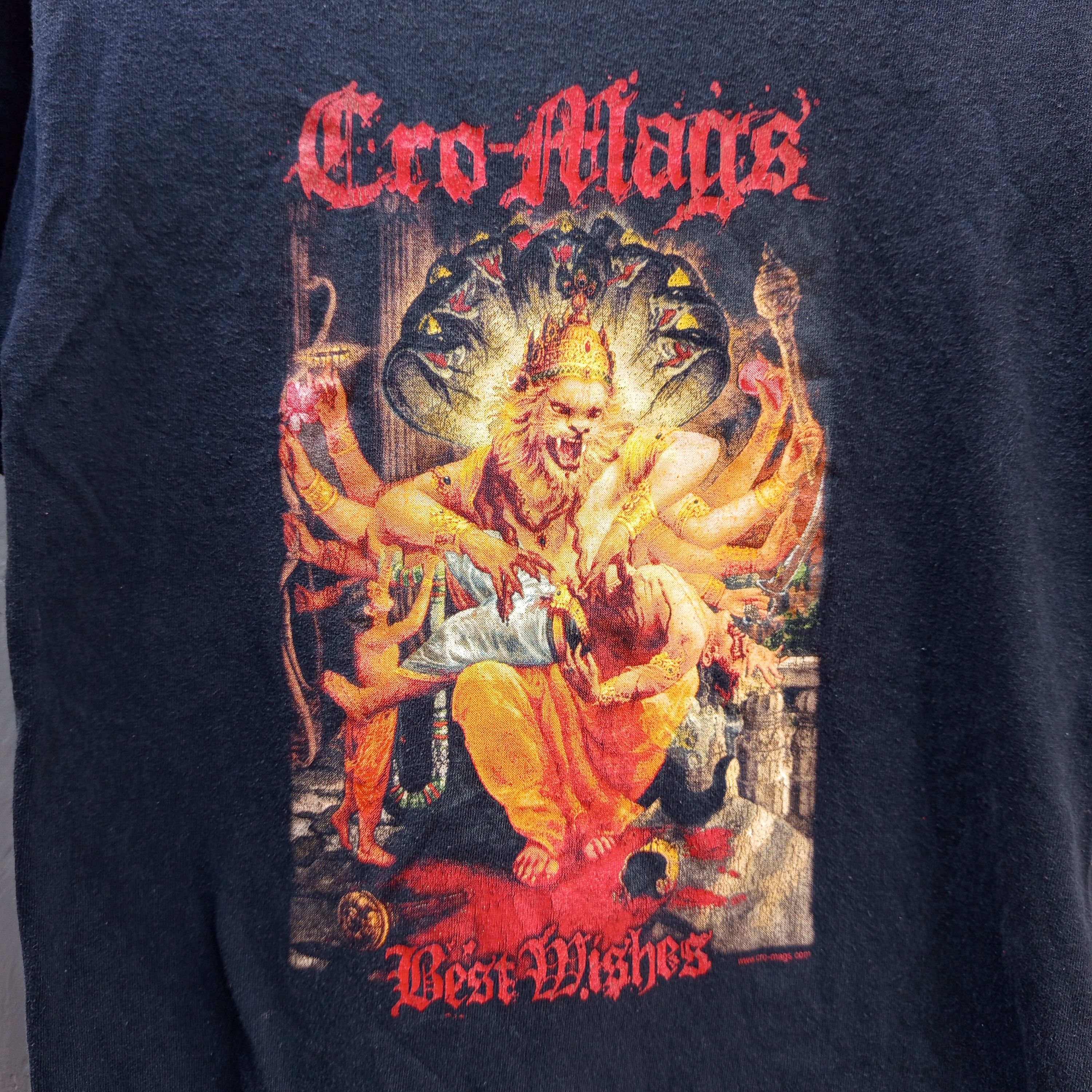 Vintage Vintage Cro Mags Best Wishes Y2K T shirt Size US S / EU 44-46 / 1 - 3 Thumbnail