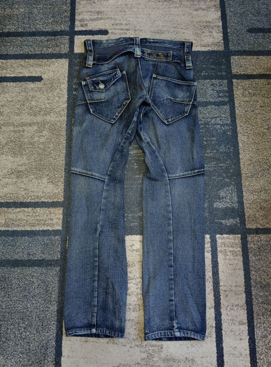 Japanese Brand SICK 🔥TWIST DOUBLE WAIST BREATHMINT DENIM PANTS Size US 30 / EU 46 - 3 Thumbnail