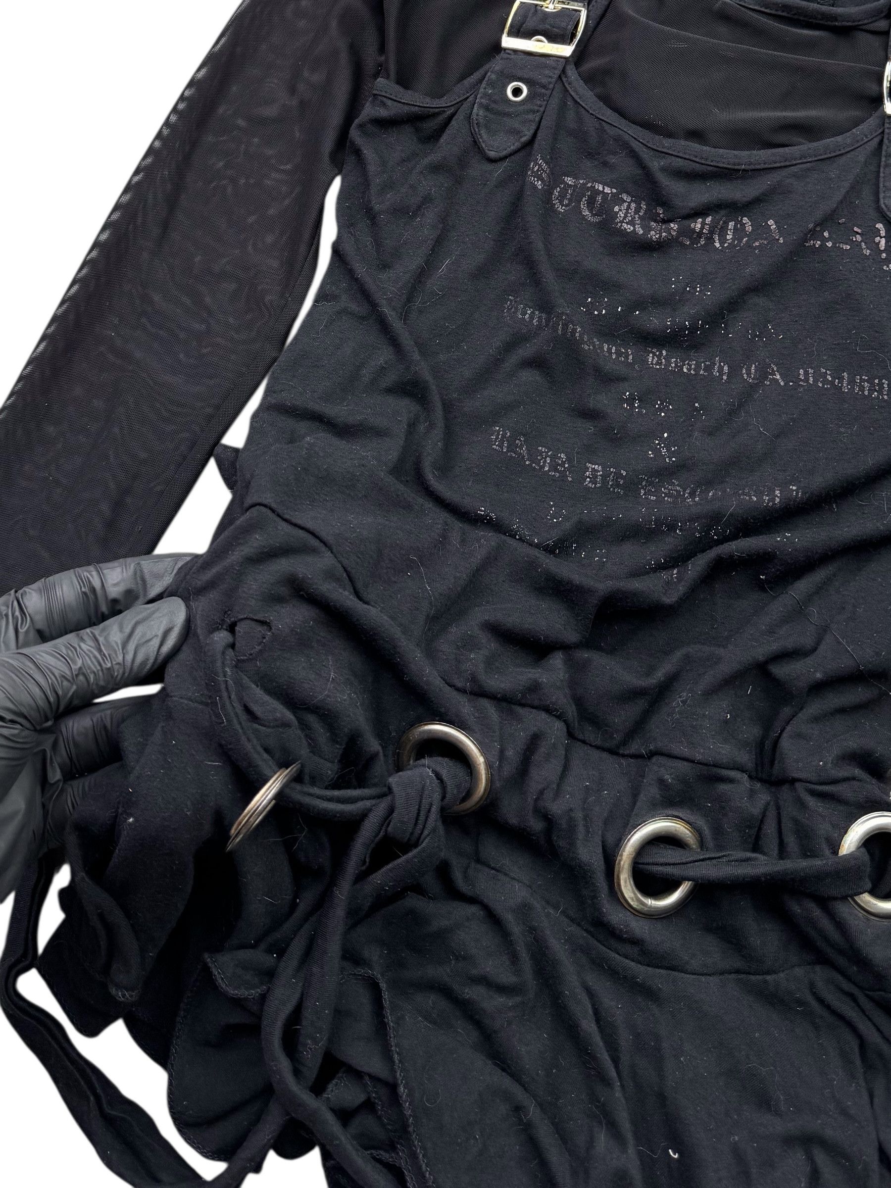 Vintage Vintage Bondage Blouse With Metal Rings W240(V9) Size XS / US 0-2 / IT 36-38 - 3 Thumbnail