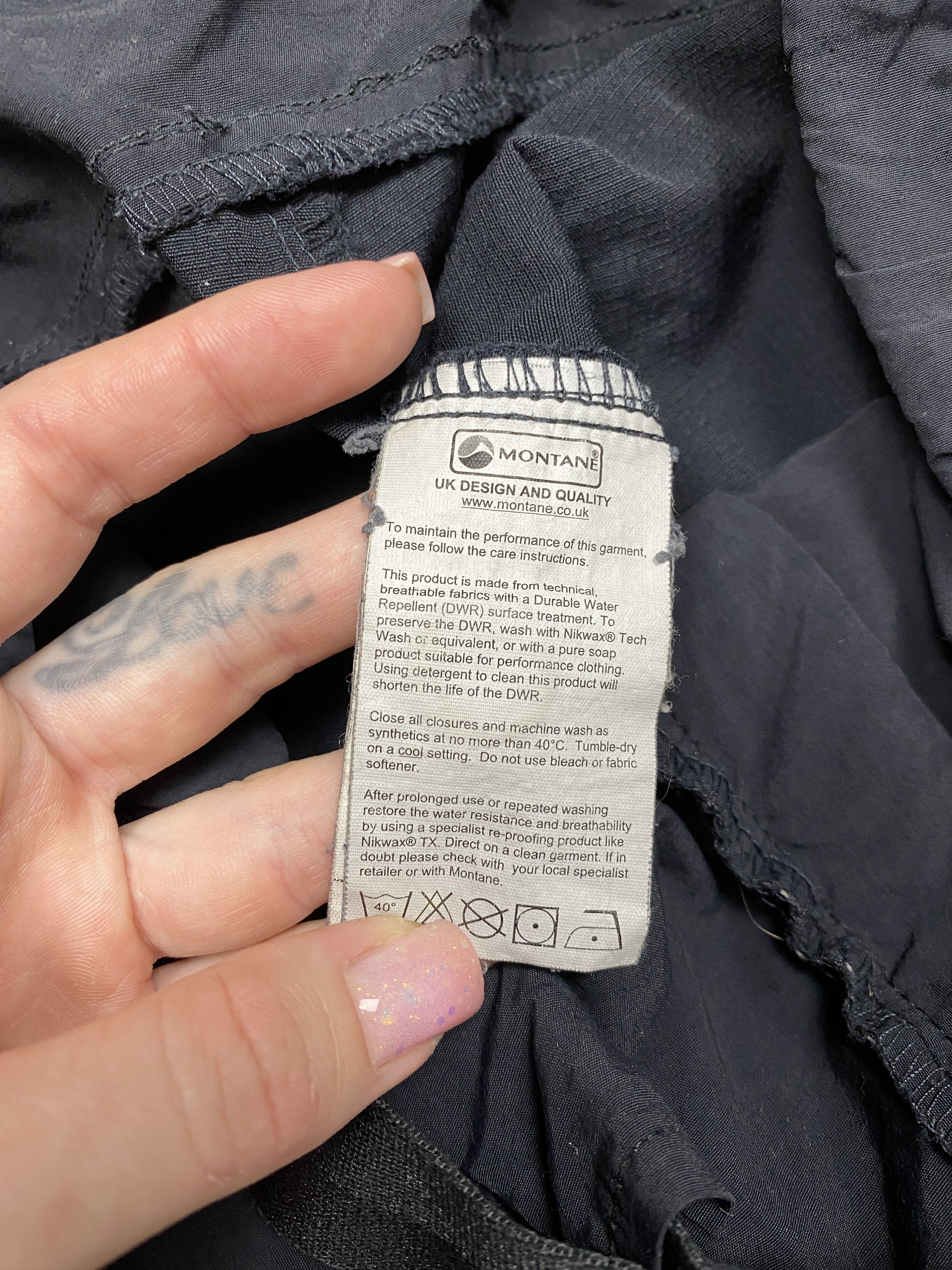 Montane Montane Vintage Mens Nylon Outdoor Pants Size US 36 / EU 52 - 6 Thumbnail