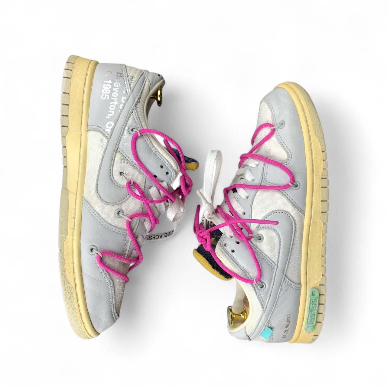 Nike × Off-White Nike x Off-White Dunk Low Lot 30 of 50 - " The ten " Size US 8.5 / EU 41-42 - 10 Thumbnail
