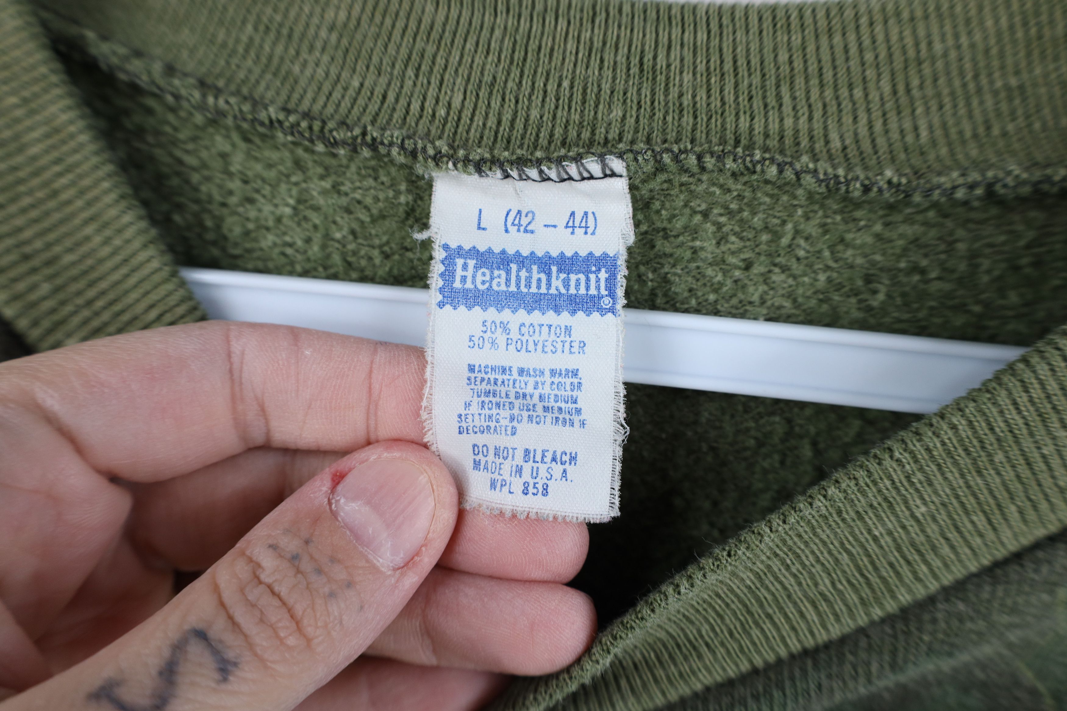 Vintage Vintage 60s 70s Healthknit Crewneck Sweatshirt USA Size US L / EU 52-54 / 3 - 7 Thumbnail
