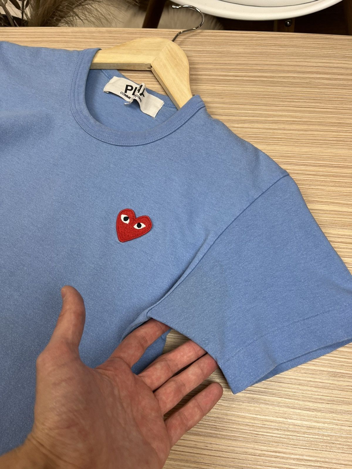 Comme des Garcons PLAY × Vintage Comme Des Garcons Cdg Play Black Heart Shirt Size US S / EU 44-46 / 1 - 6 Thumbnail