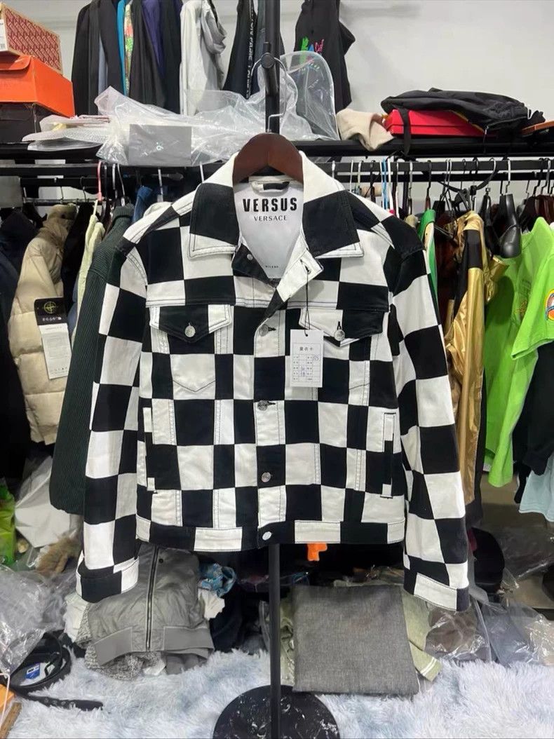 Versace Versace Plaid denim top Size US XXS / EU 40 - 1 Thumbnail
